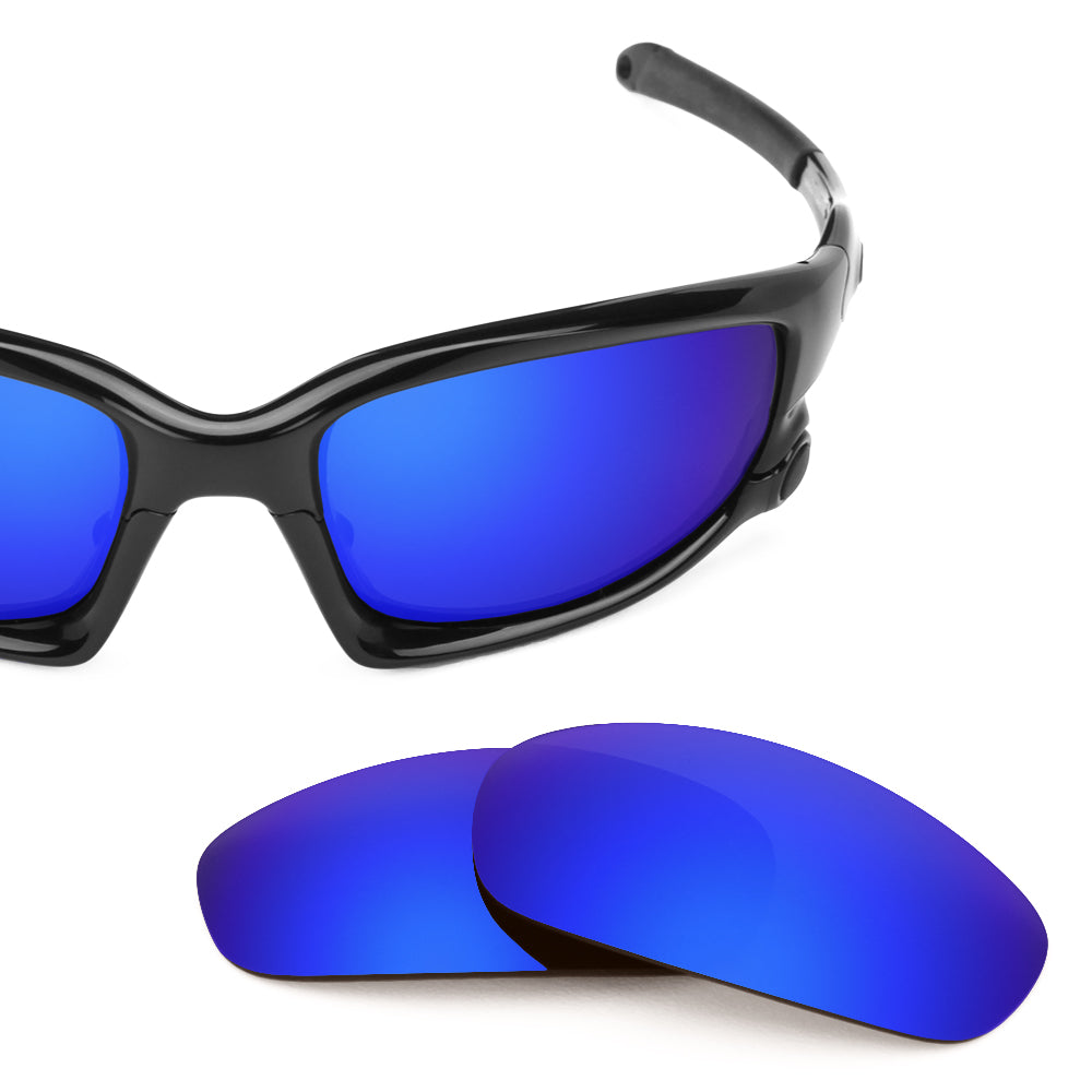 Revant replacement lenses for Oakley Wind Jacket Elite Polarized Tidal Blue