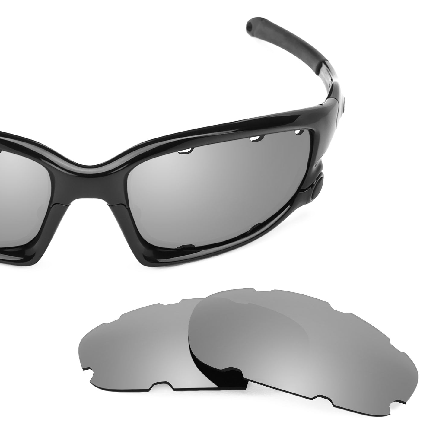 Revant replacement lenses for Oakley Wind Jacket Vented Non-Polarized Titanium