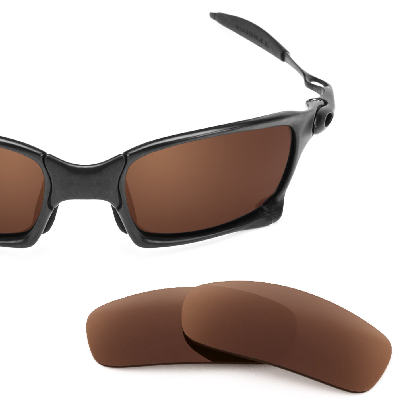 Revant replacement lenses for Oakley X Squared Elite Polarized Dark Brown