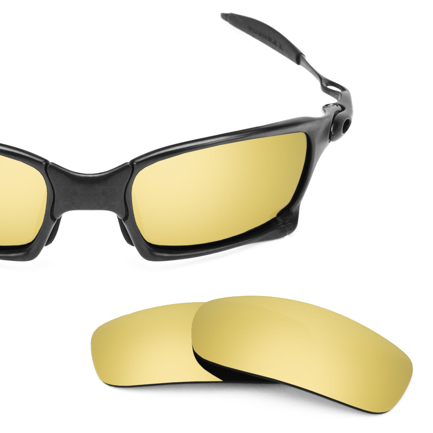 Revant replacement lenses for Oakley X Squared Polarized Flare Gold