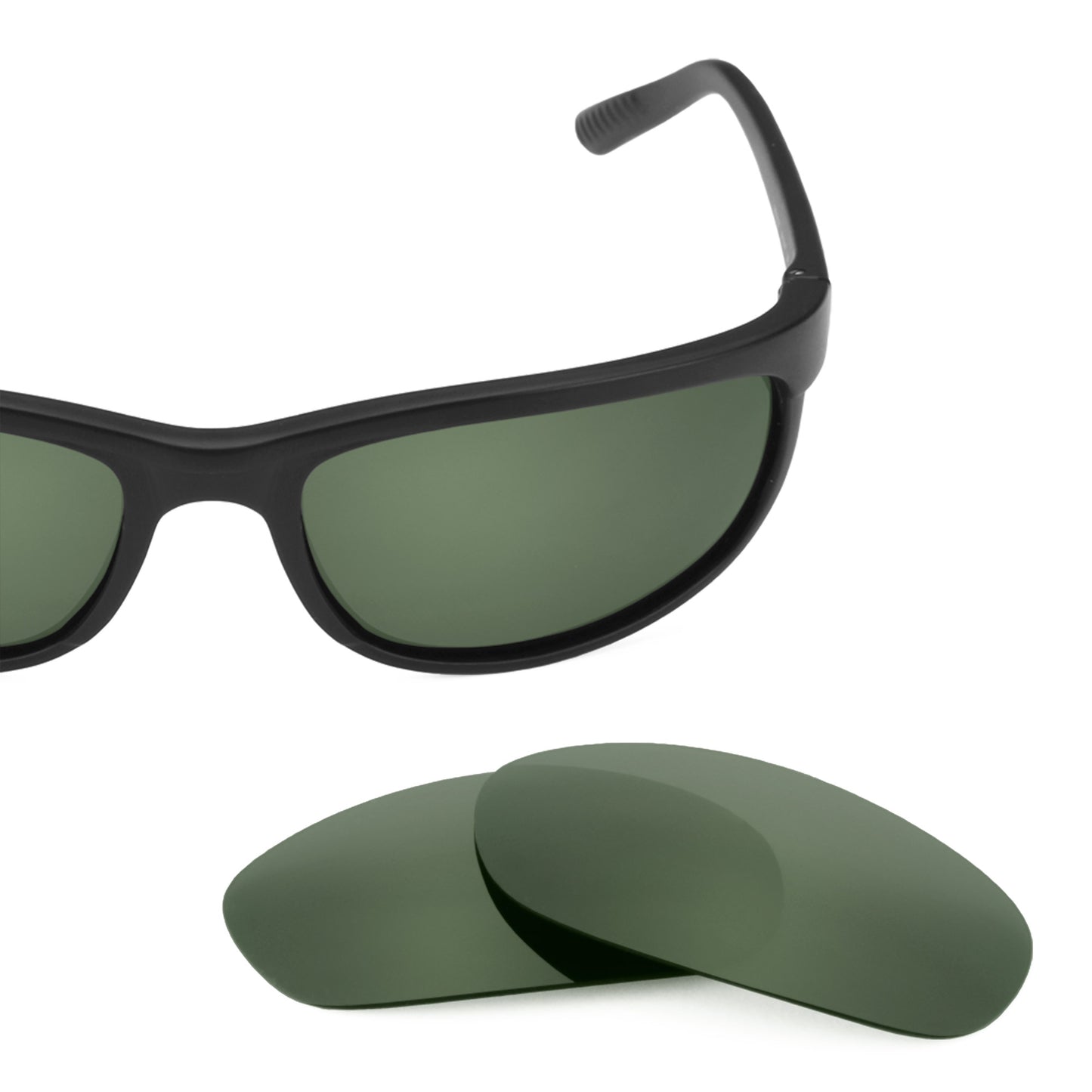 Revant replacement lenses for Ray-Ban Predator 2 RB2027 62mm Polarized Gray Green