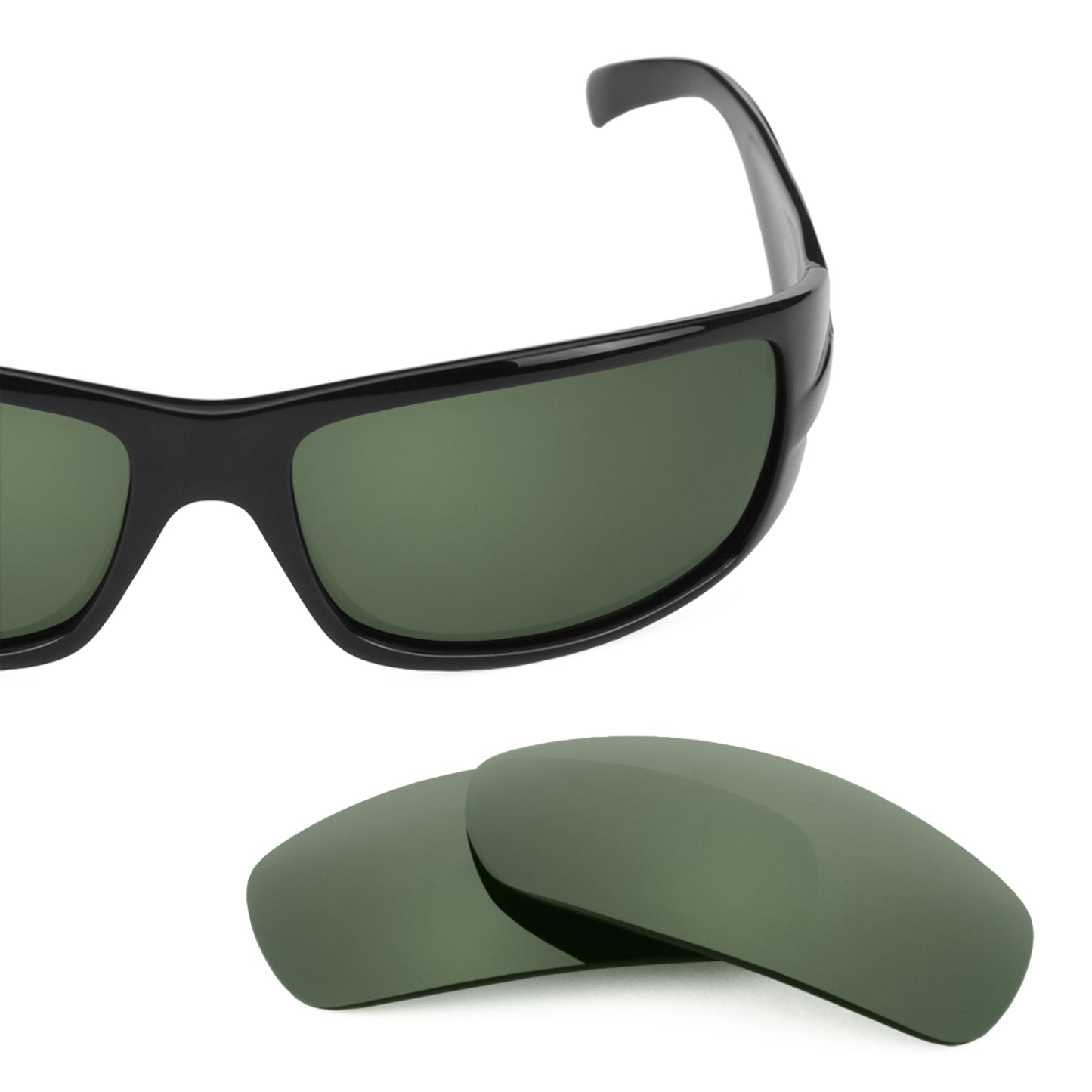 Revant replacement lenses for Ray-Ban RB4057 61mm Elite Polarized Gray Green