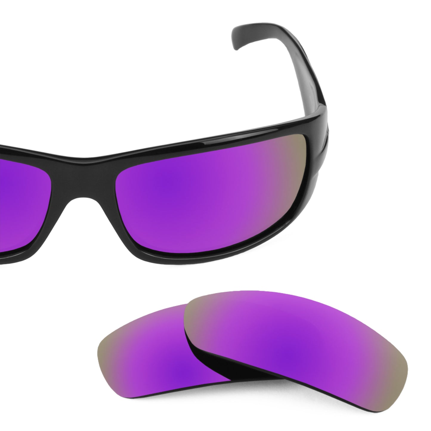 Revant replacement lenses for Ray-Ban RB4057 61mm Polarized Plasma Purple