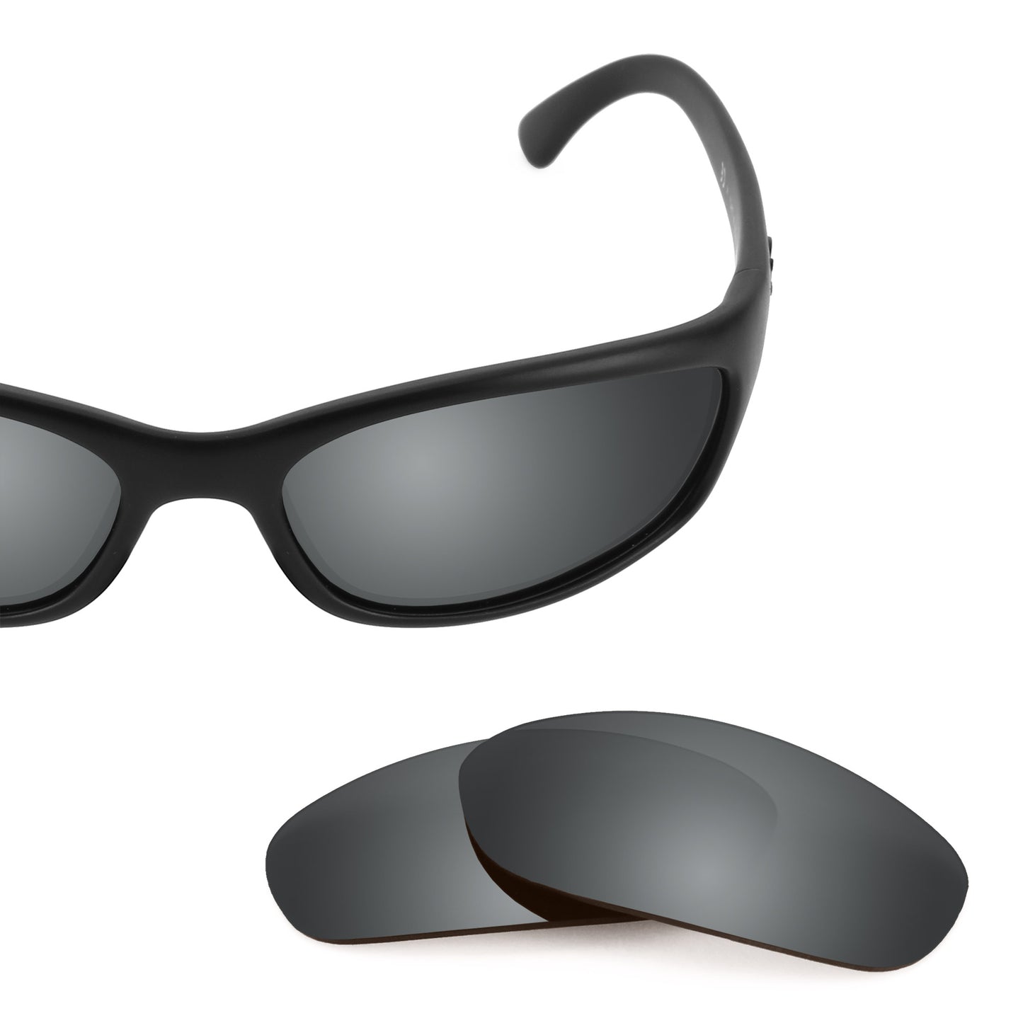 Revant replacement lenses for Ray-Ban RB4115 57mm Polarized Black Chrome