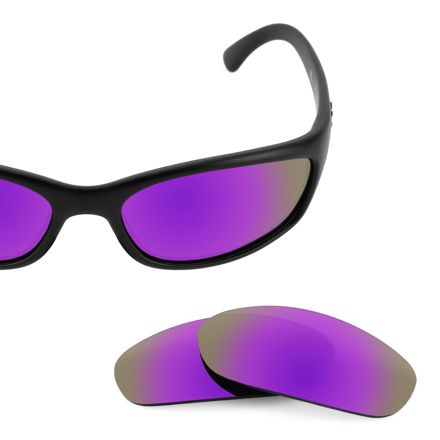 Revant replacement lenses for Ray-Ban RB4115 57mm Non-Polarized Plasma Purple