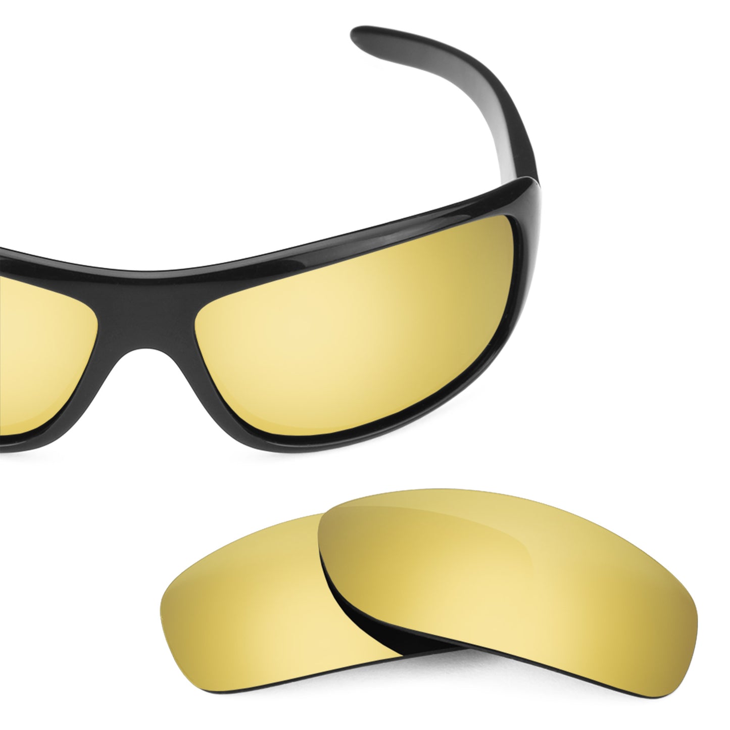 Revant replacement lenses for Revo Belay RE4038 Non-Polarized Flare Gold
