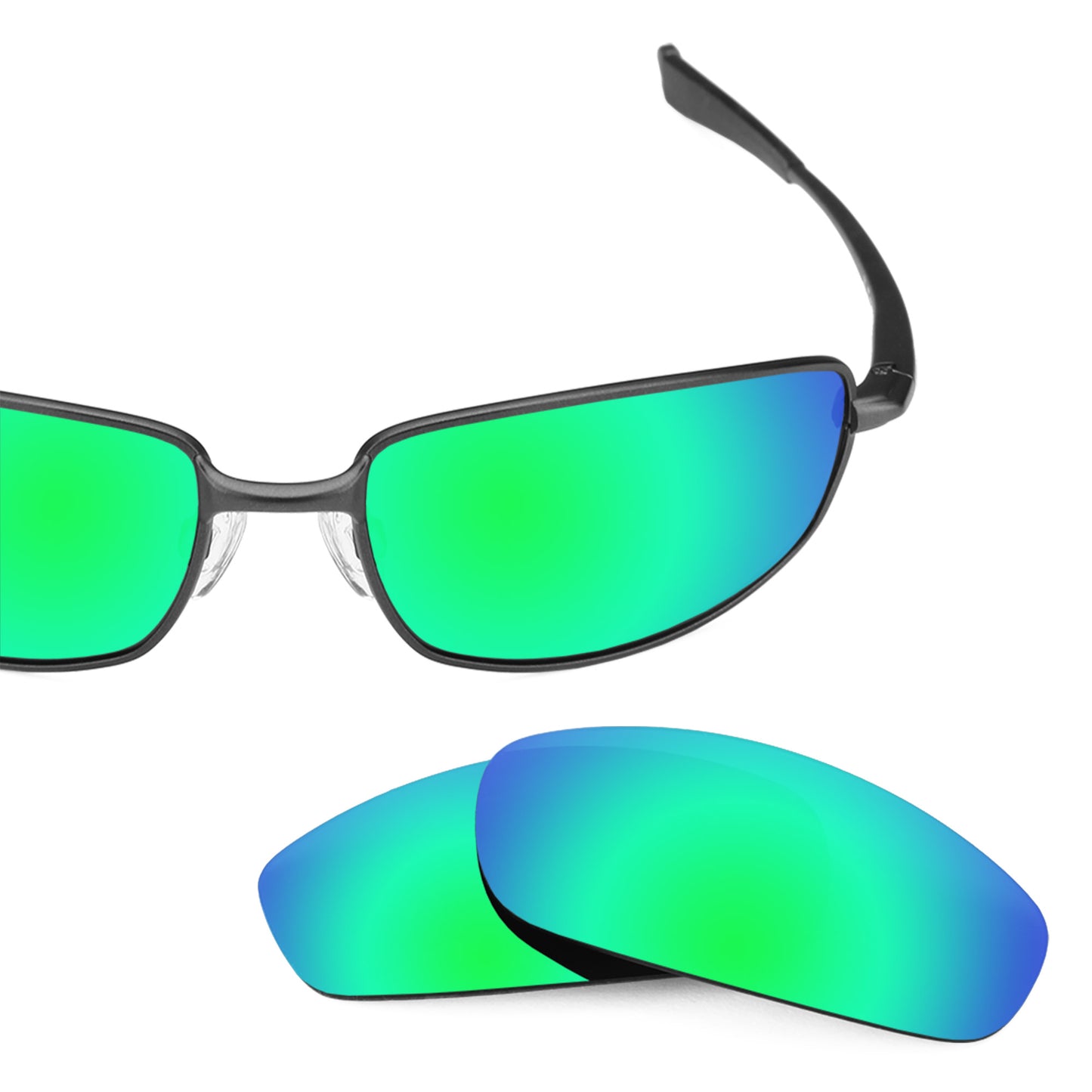 Revant replacement lenses for Revo Discern RE3084 Non-Polarized Emerald Green