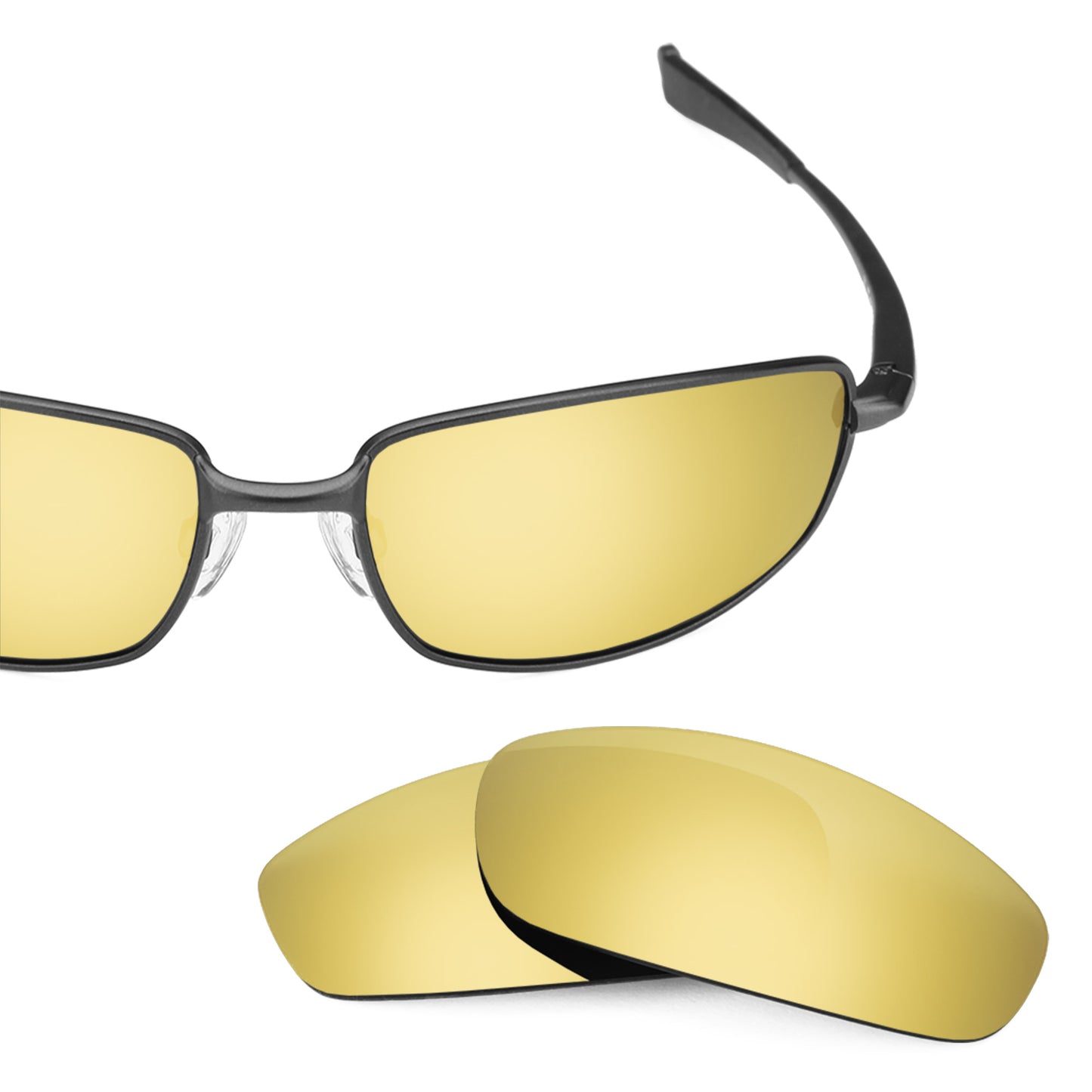 Revant replacement lenses for Revo Discern RE3084 Polarized Flare Gold