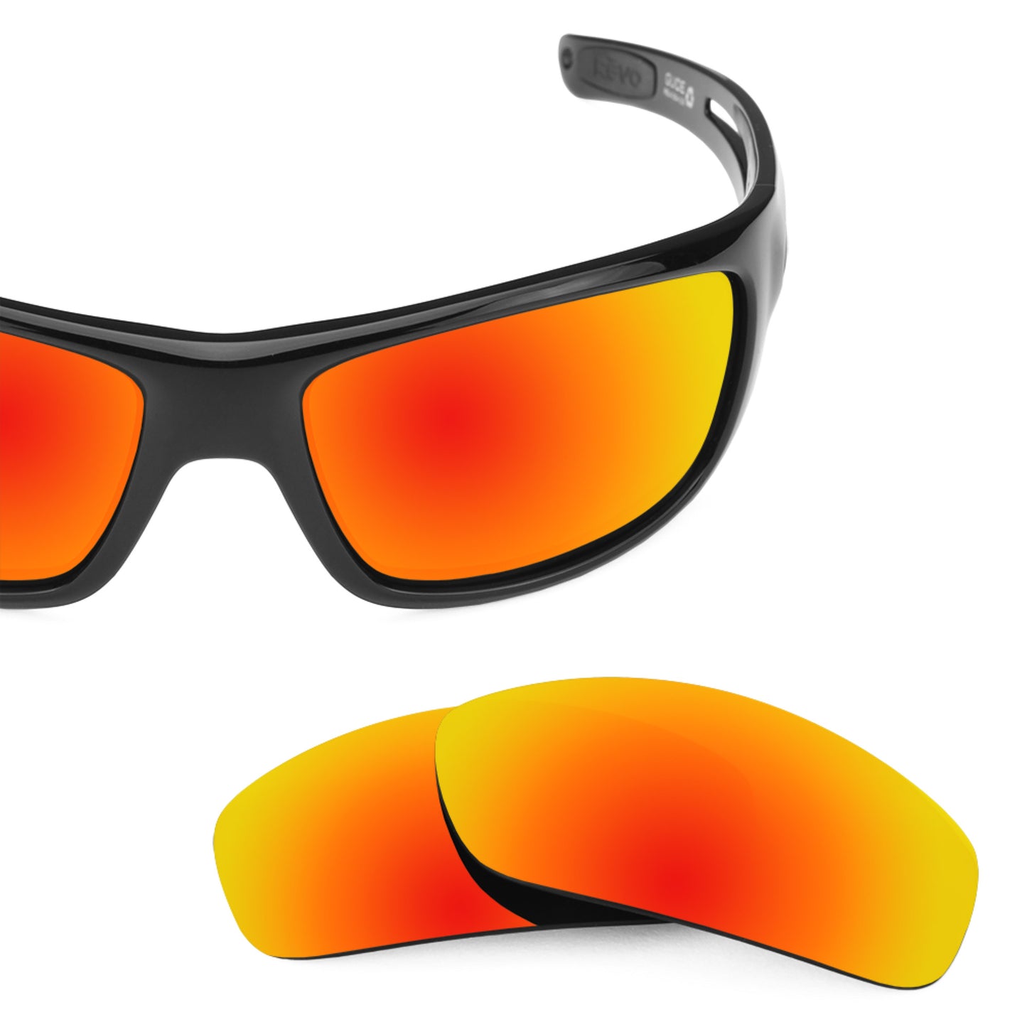 Revant replacement lenses for Revo Guide RE4054 Polarized Fire Red