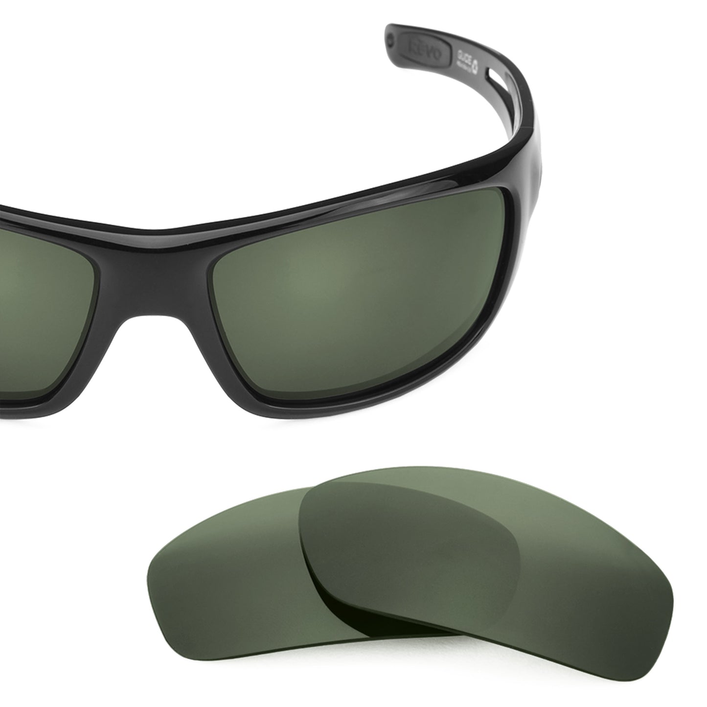 Revant replacement lenses for Revo Guide RE4054 Polarized Gray Green