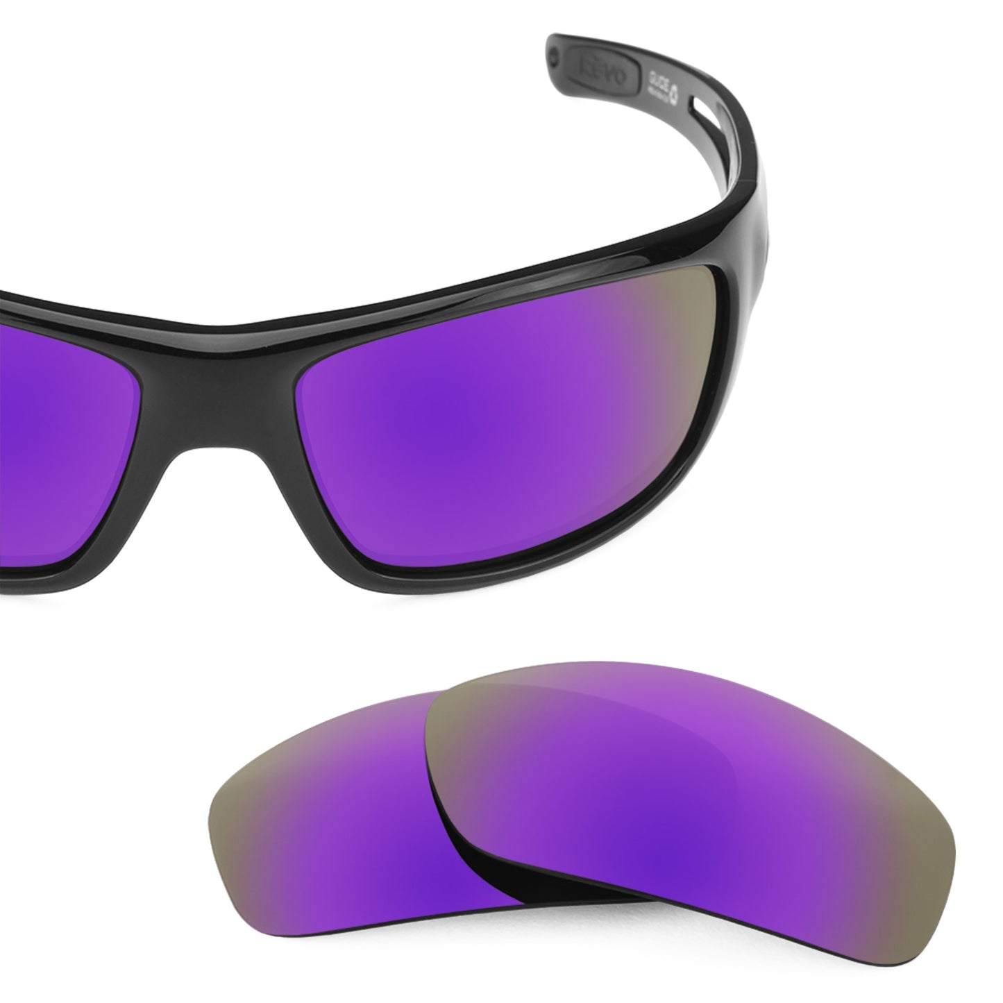 Revant replacement lenses for Revo Guide RE4054 Polarized Plasma Purple
