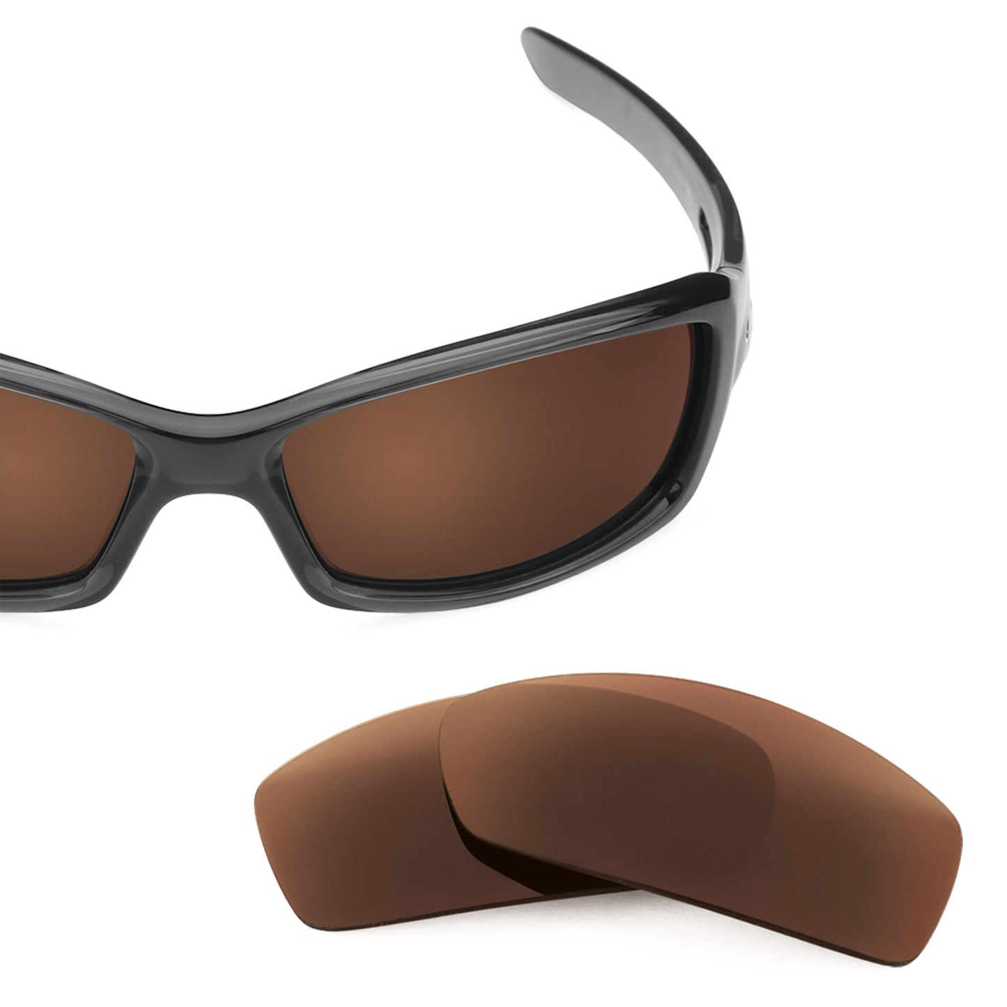 Revant replacement lenses for Revo Red Point RE4039 Non-Polarized Dark Brown