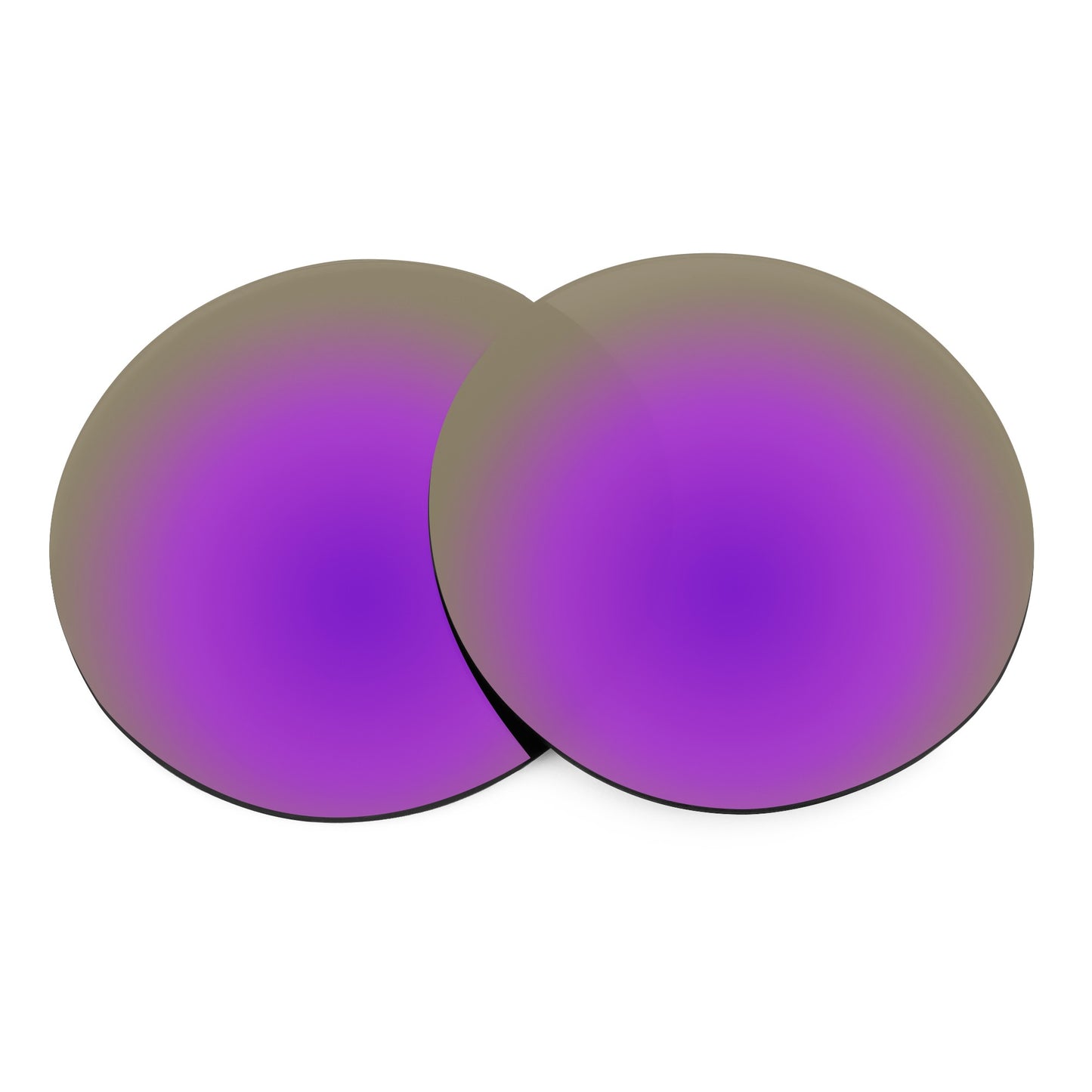Revant replacement lenses for Ray-Ban Clubmaster Aluminum RB3507 51mm Polarized Plasma Purple