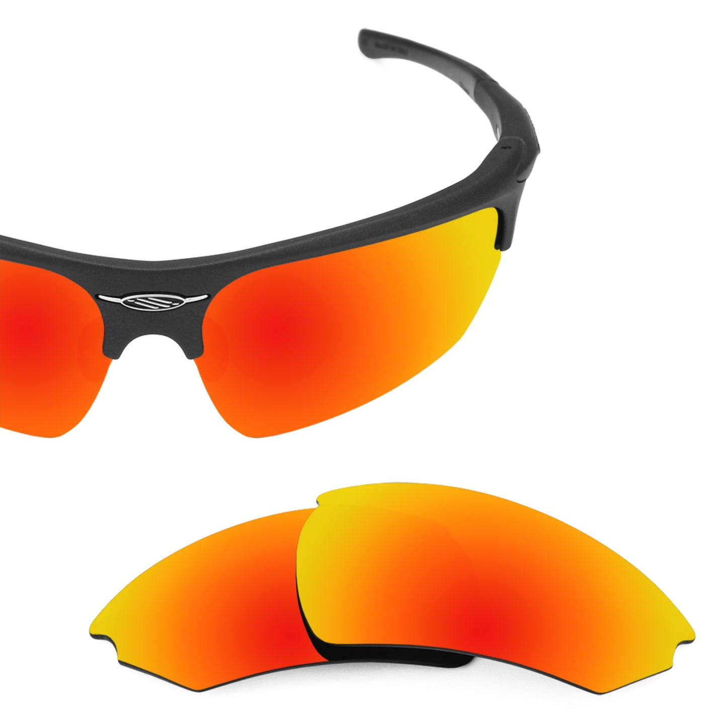Revant replacement lenses for Rudy Project Noyz Non-Polarized Fire Red