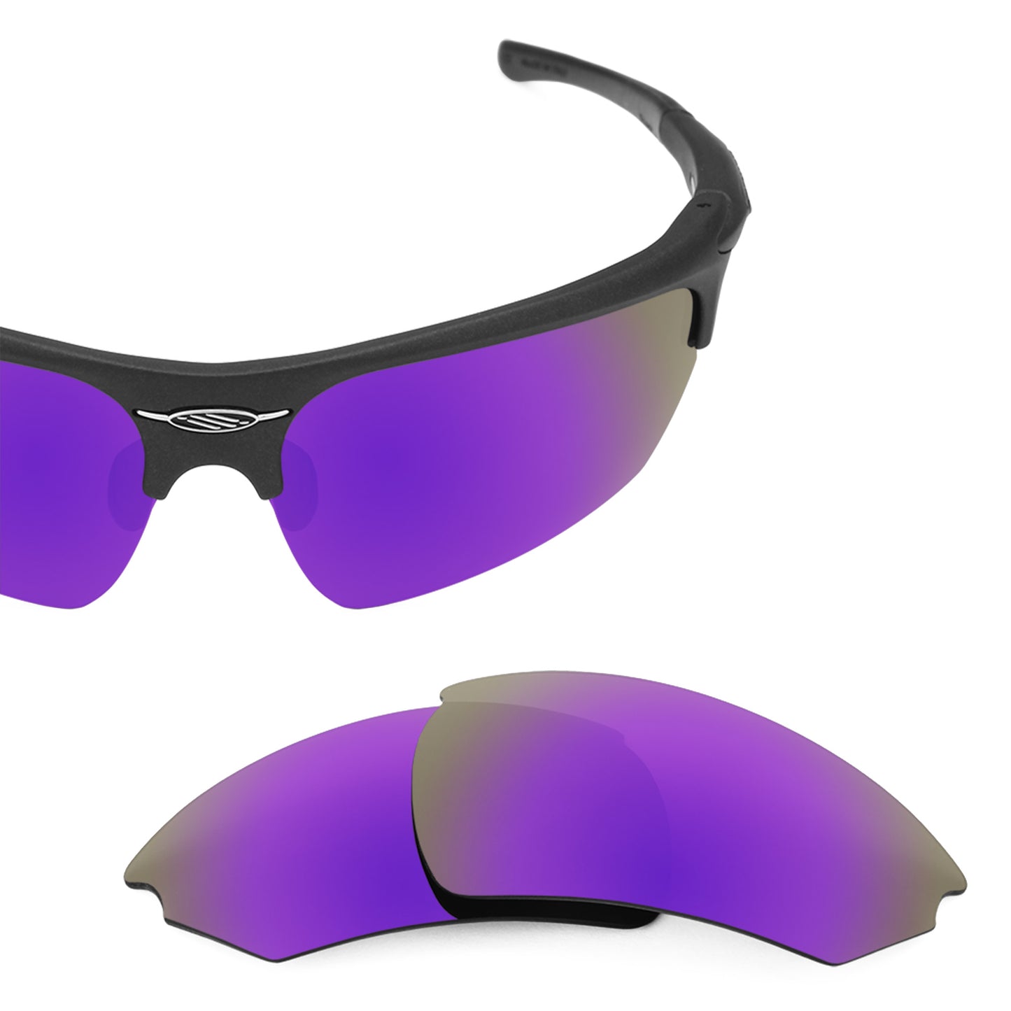 Revant replacement lenses for Rudy Project Noyz Non-Polarized Plasma Purple