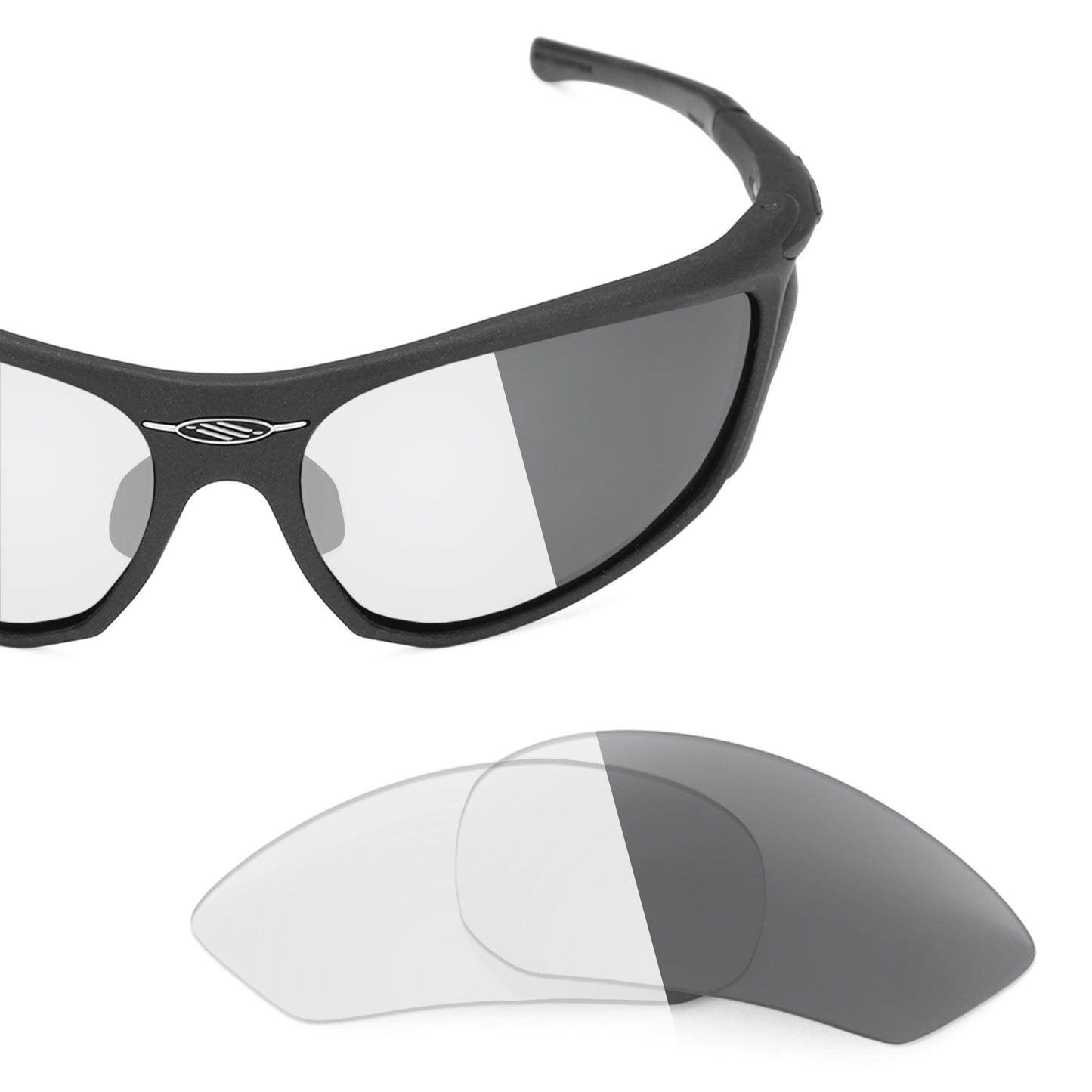 Revant replacement lenses for Rudy Project Zyon Non-Polarized Adapt Gray Photochromic