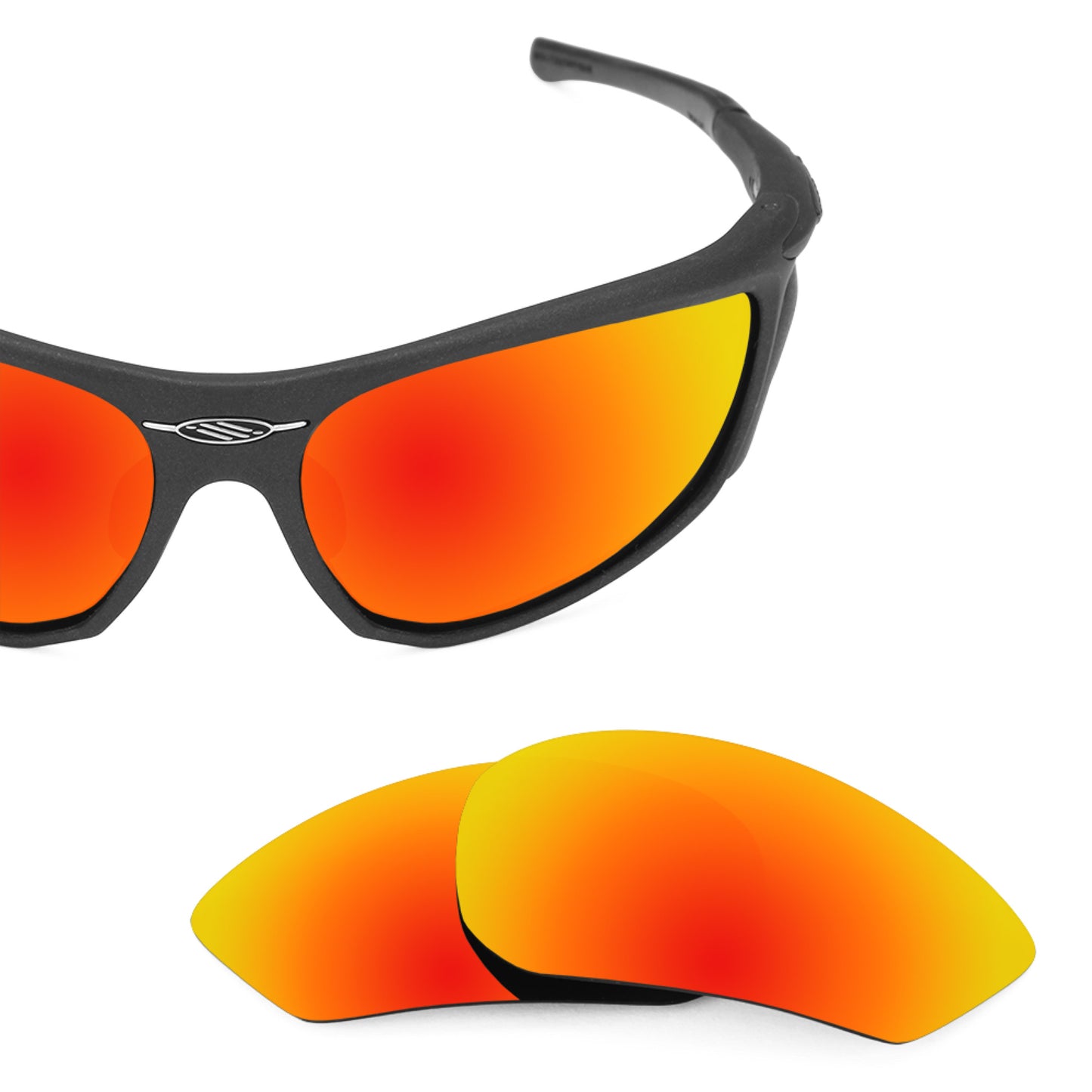 Revant replacement lenses for Rudy Project Zyon Polarized Fire Red