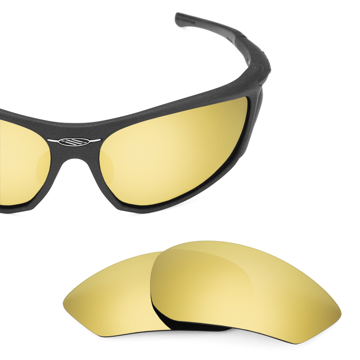 Revant replacement lenses for Rudy Project Zyon Polarized Flare Gold