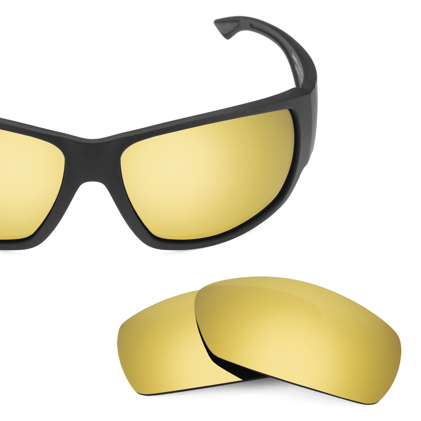 Revant replacement lenses for Smith Dockside Elite Polarized Flare Gold