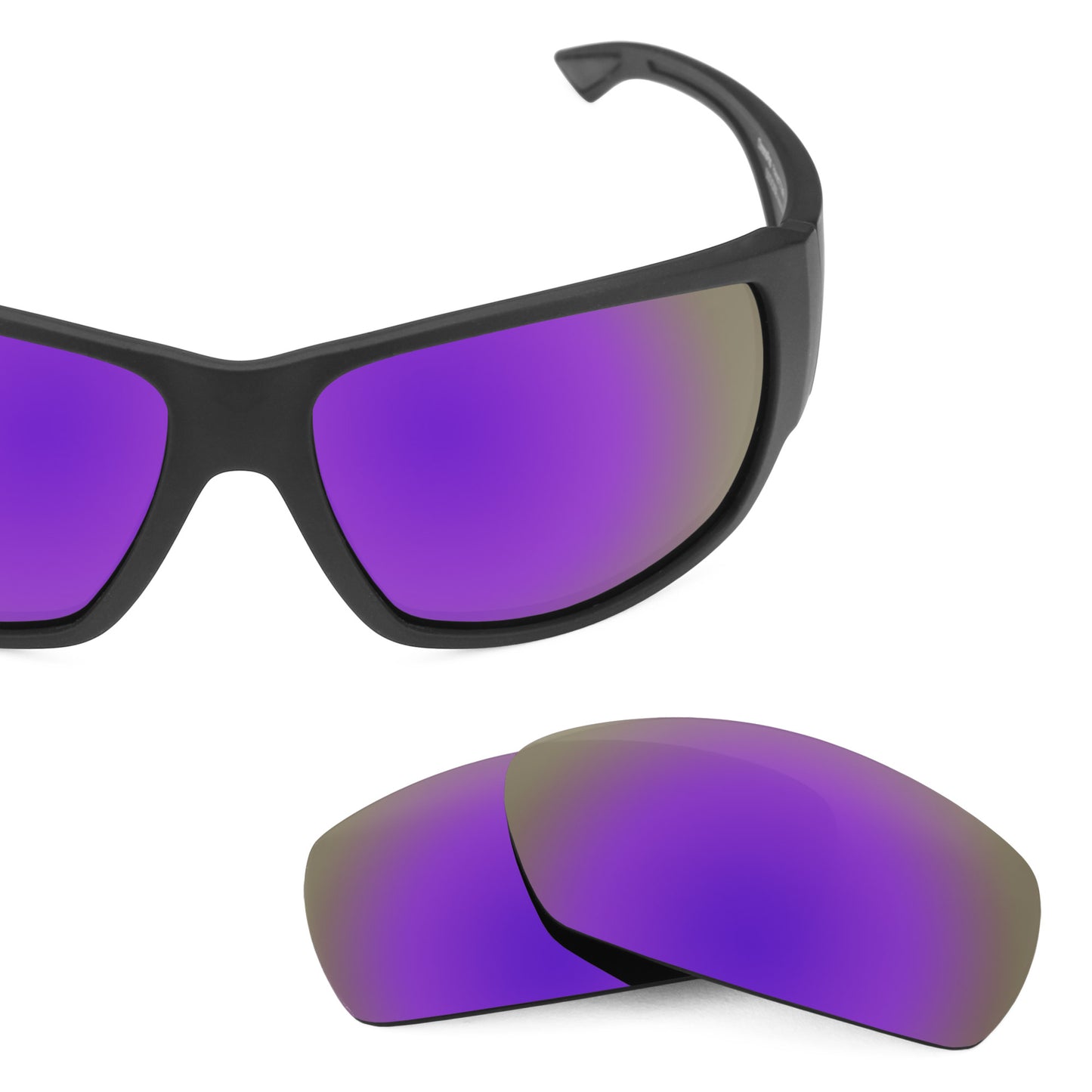 Revant replacement lenses for Smith Dockside Elite Polarized Plasma Purple