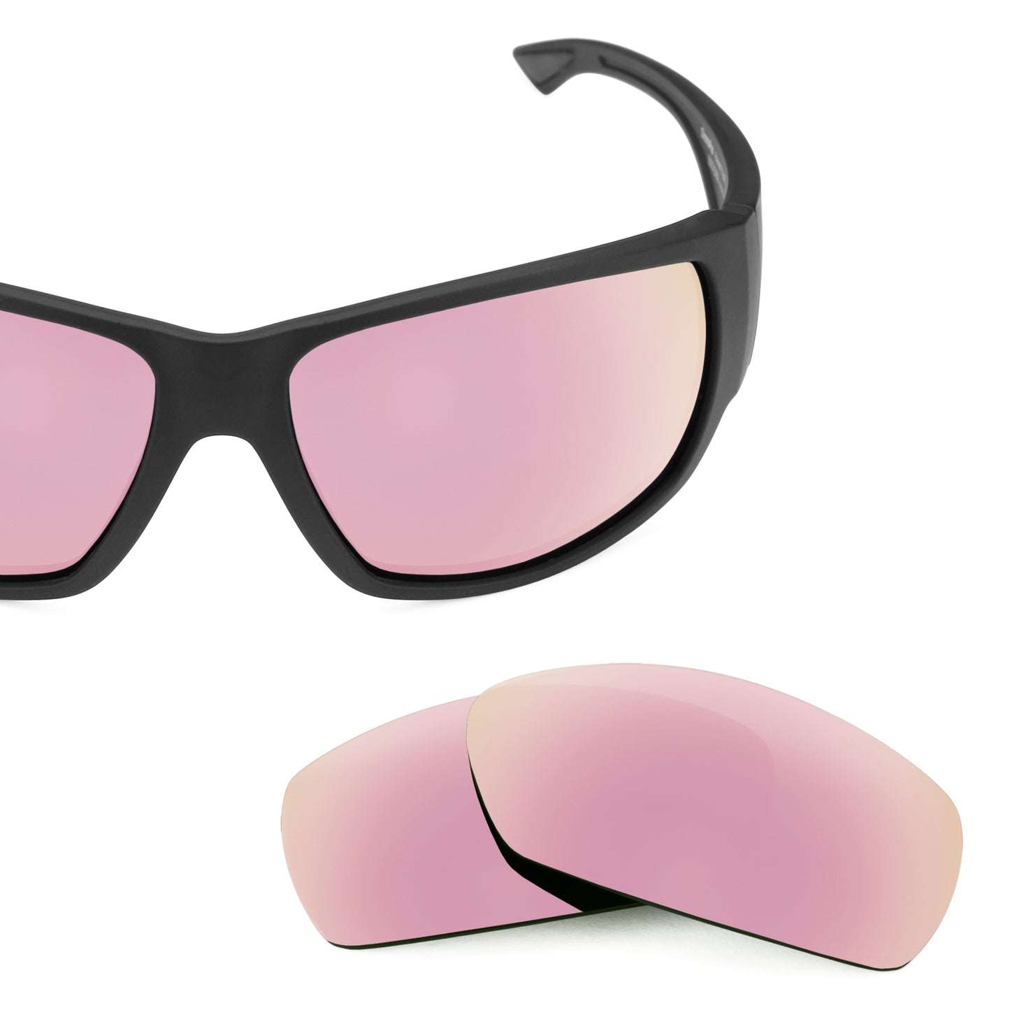 Revant replacement lenses for Smith Dockside Non-Polarized Rose Gold
