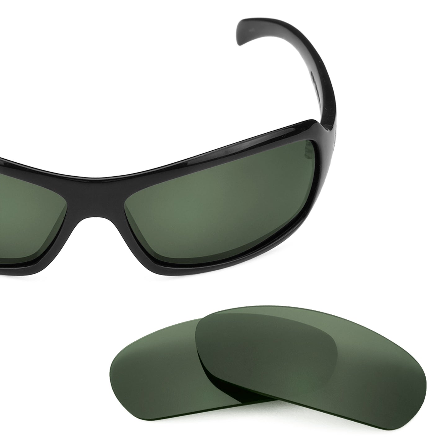 Revant replacement lenses for Smith Method Non-Polarized Gray Green