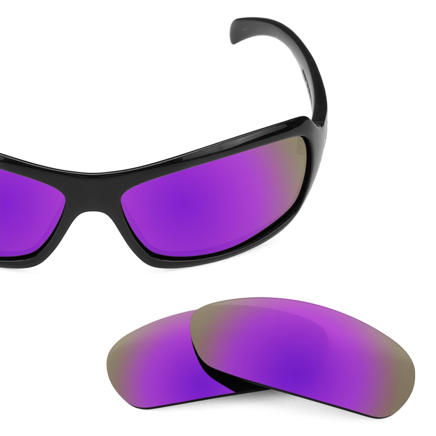 Revant replacement lenses for Smith Method Polarized Plasma Purple