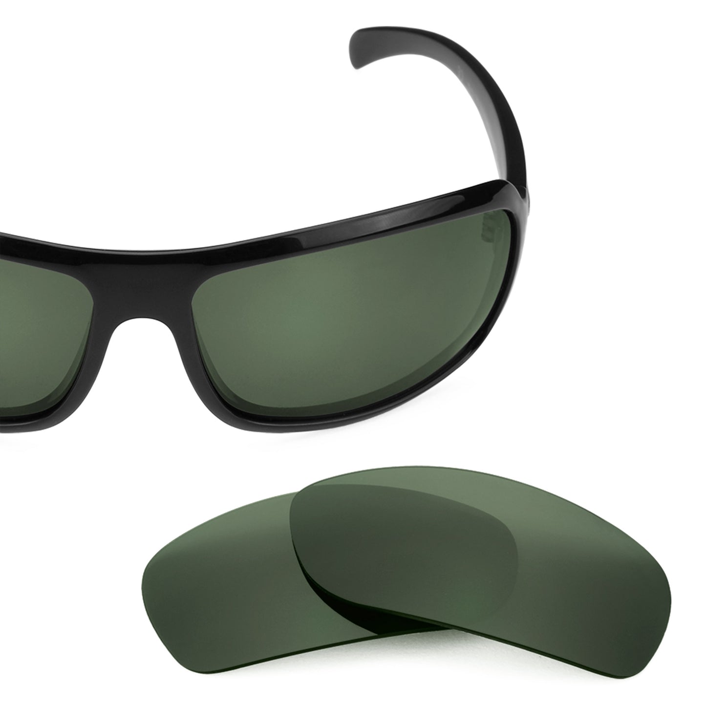 Revant replacement lenses for Smith Super Method Elite Polarized Gray Green