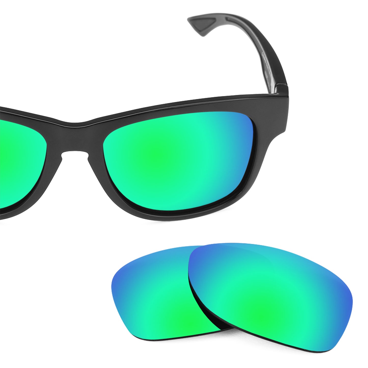 Revant replacement lenses for Smith Wayward Non-Polarized Emerald Green