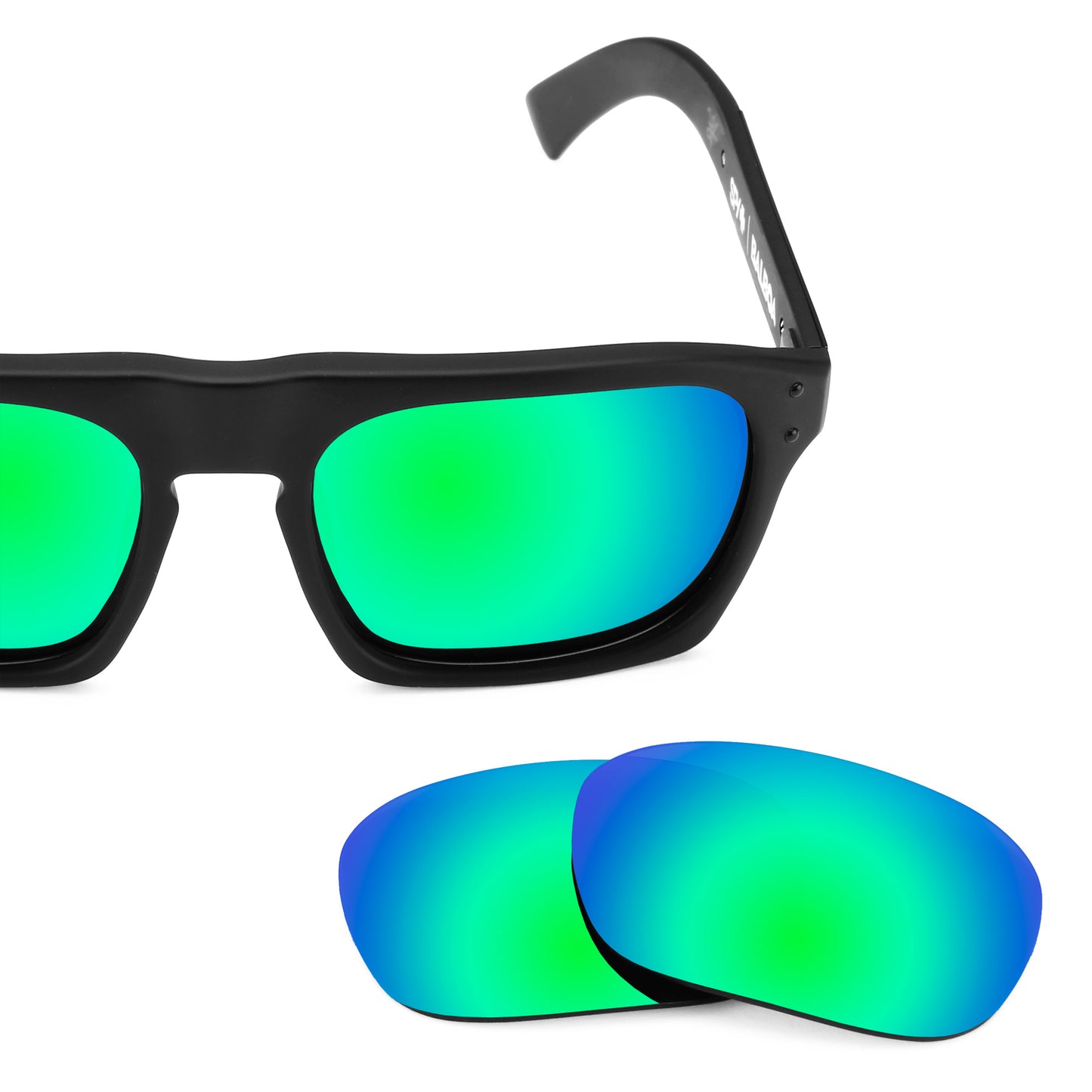 Revant replacement lenses for Spy Optic Balboa Elite Polarized Emerald Green