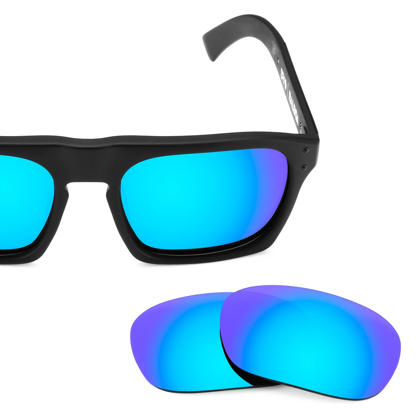 Revant replacement lenses for Spy Optic Balboa Elite Polarized Ice Blue