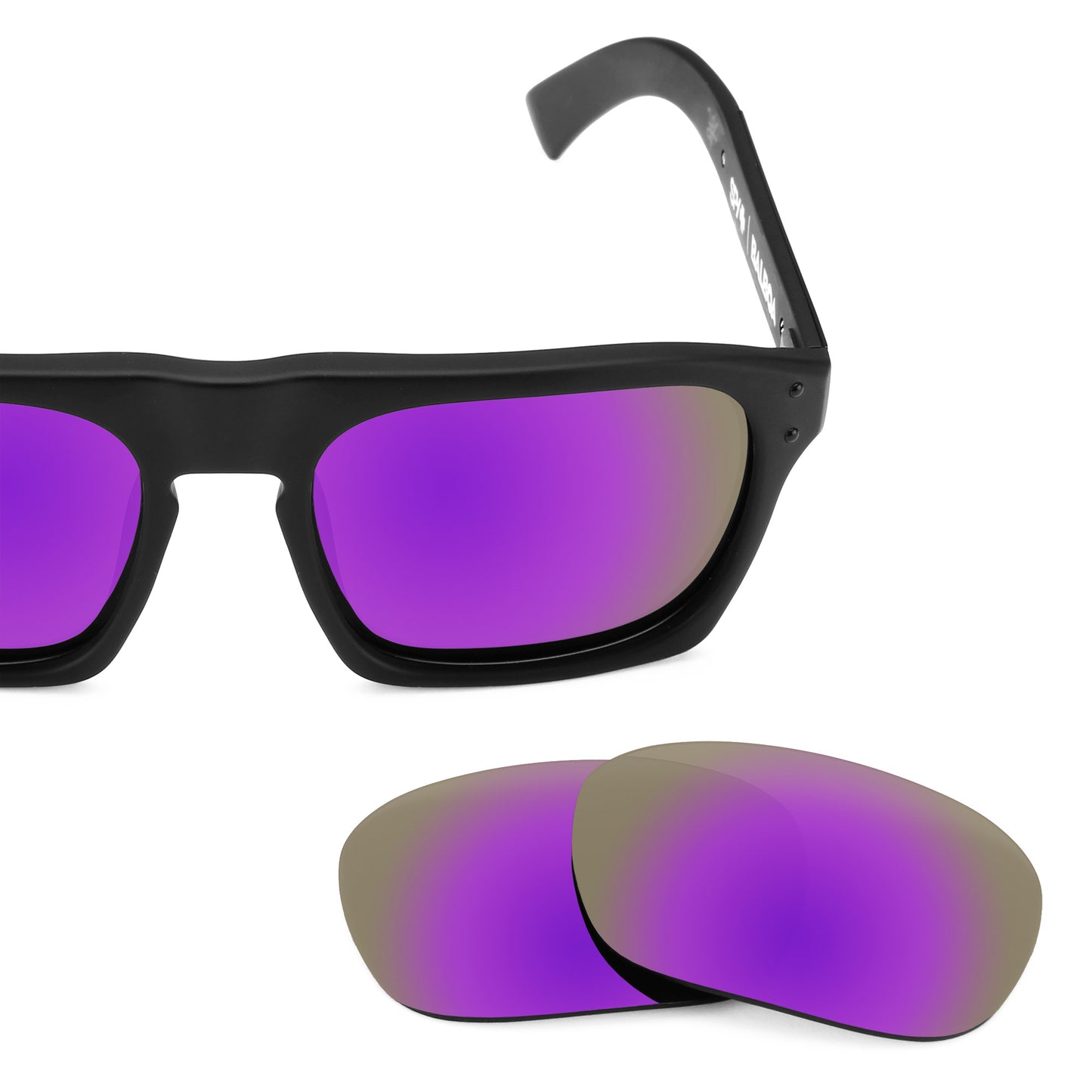 Revant replacement lenses for Spy Optic Balboa Elite Polarized Plasma Purple