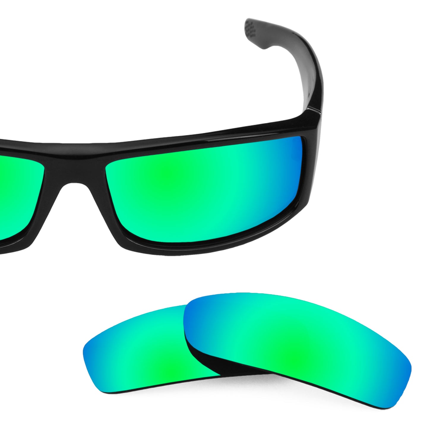 Revant replacement lenses for Spy Optic Cooper Elite Polarized Emerald Green