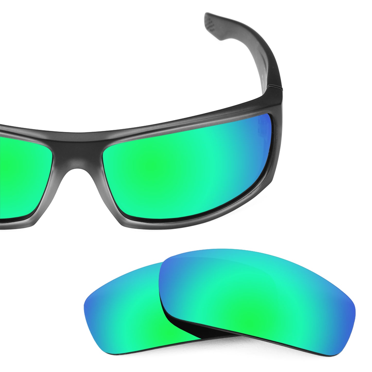 Revant replacement lenses for Spy Optic Cooper XL Elite Polarized Emerald Green
