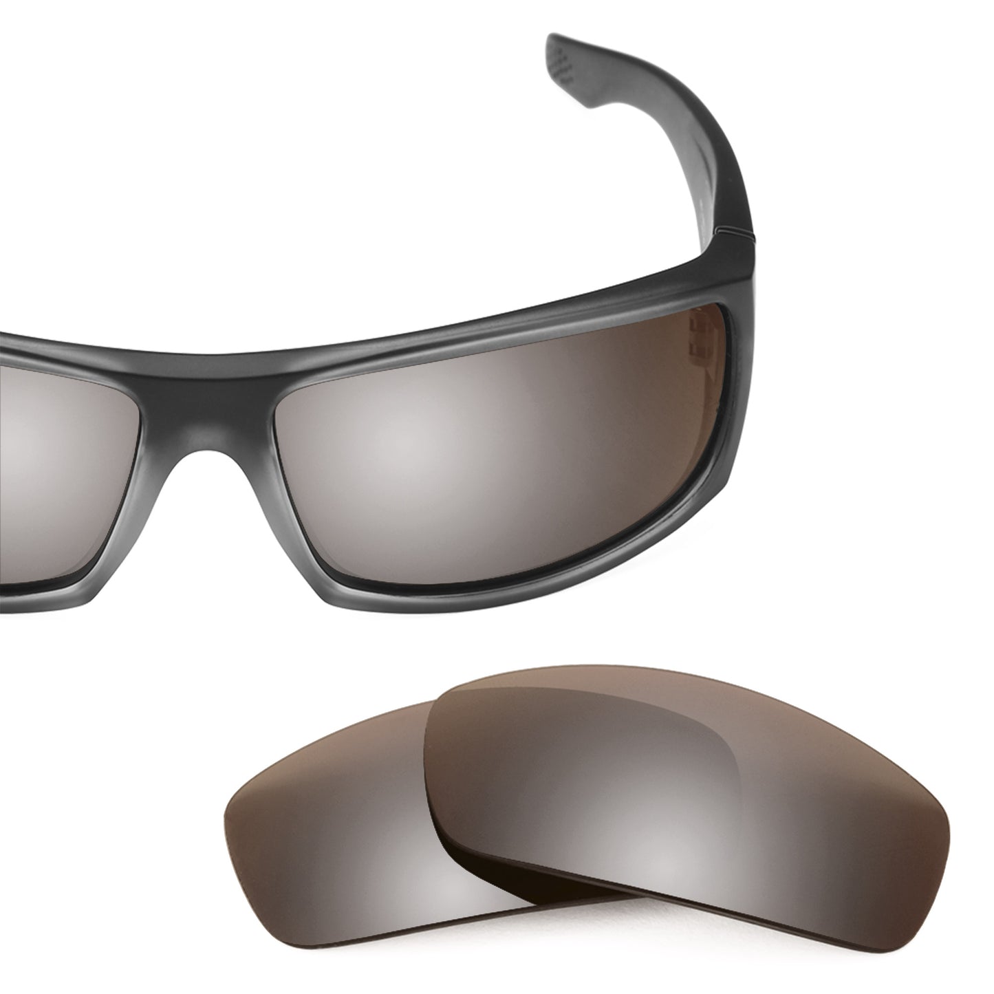 Revant replacement lenses for Spy Optic Cooper XL Elite Polarized Flash Bronze