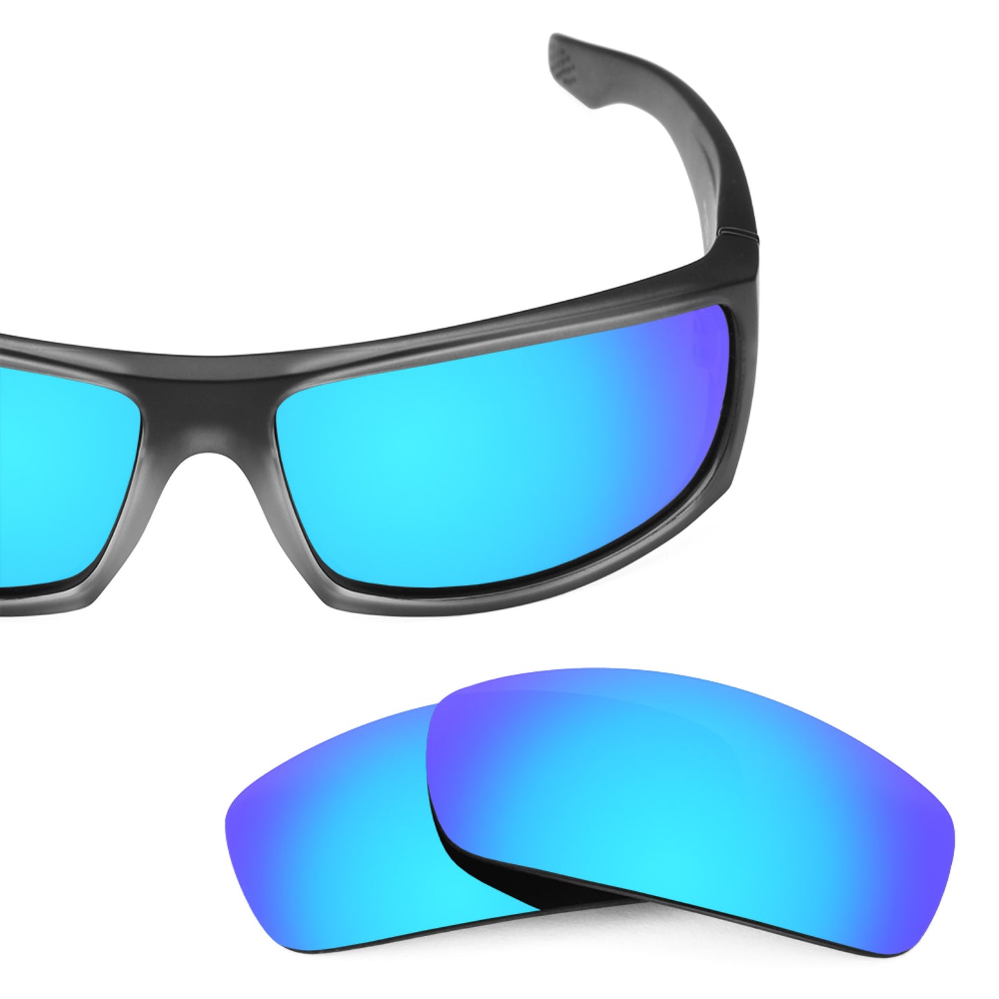 Revant replacement lenses for Spy Optic Cooper XL Elite Polarized Ice Blue