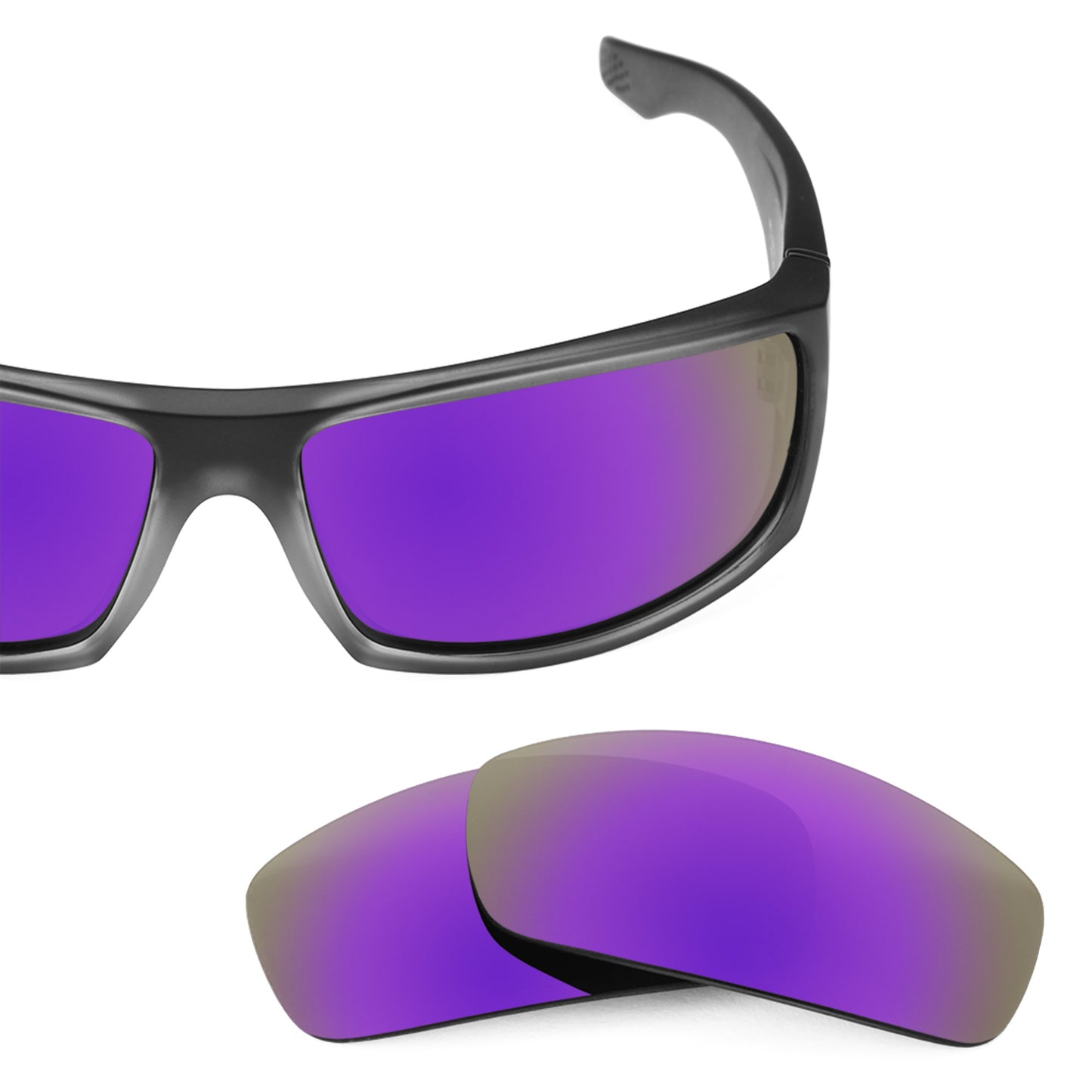 Revant replacement lenses for Spy Optic Cooper XL Elite Polarized Plasma Purple