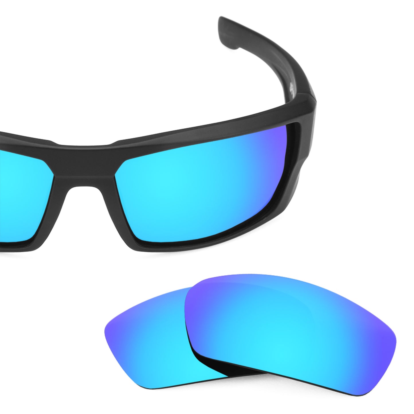 Revant replacement lenses for Spy Optic Dirk Elite Polarized Ice Blue