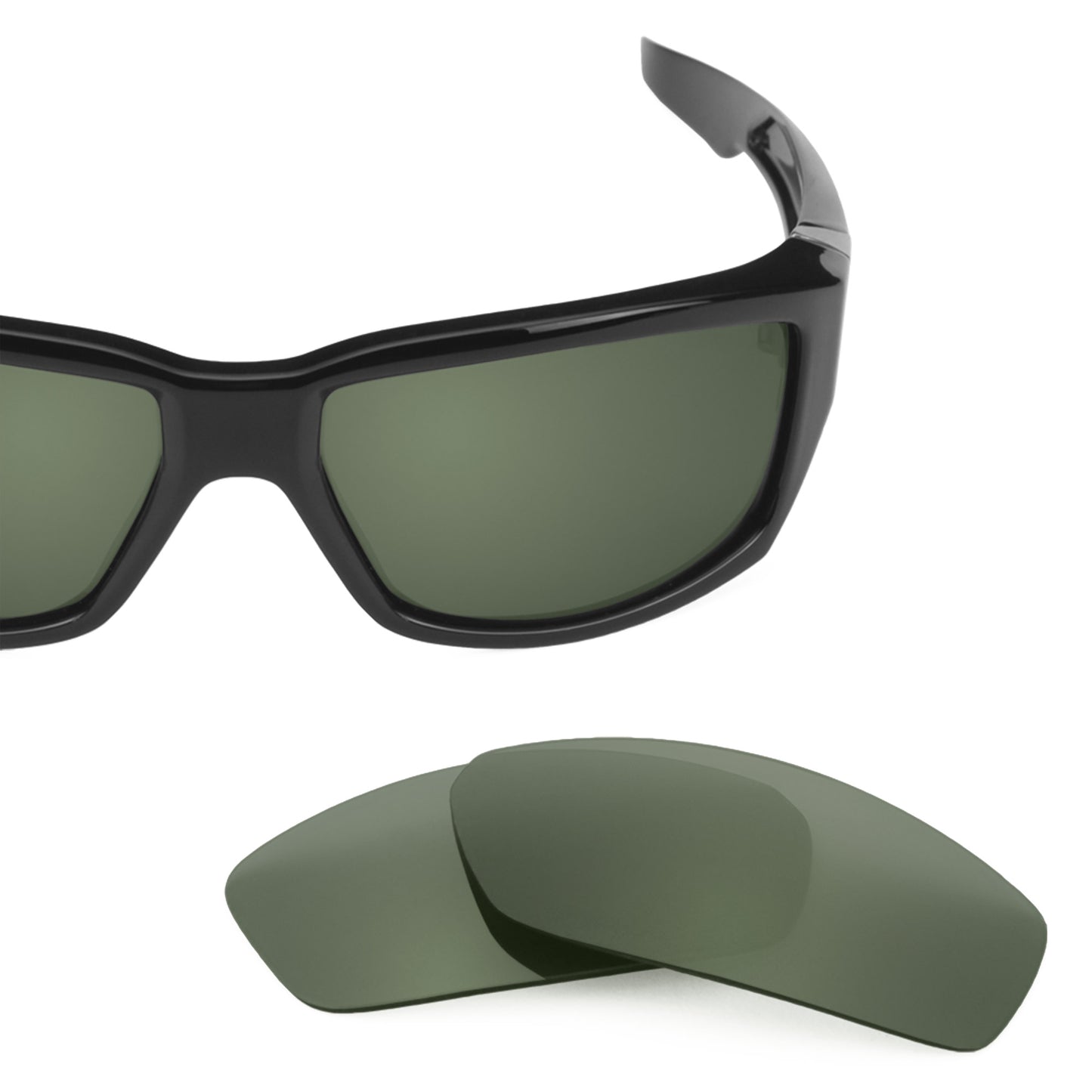 Revant replacement lenses for Spy Optic Dirty Mo 59mm Non-Polarized Gray Green