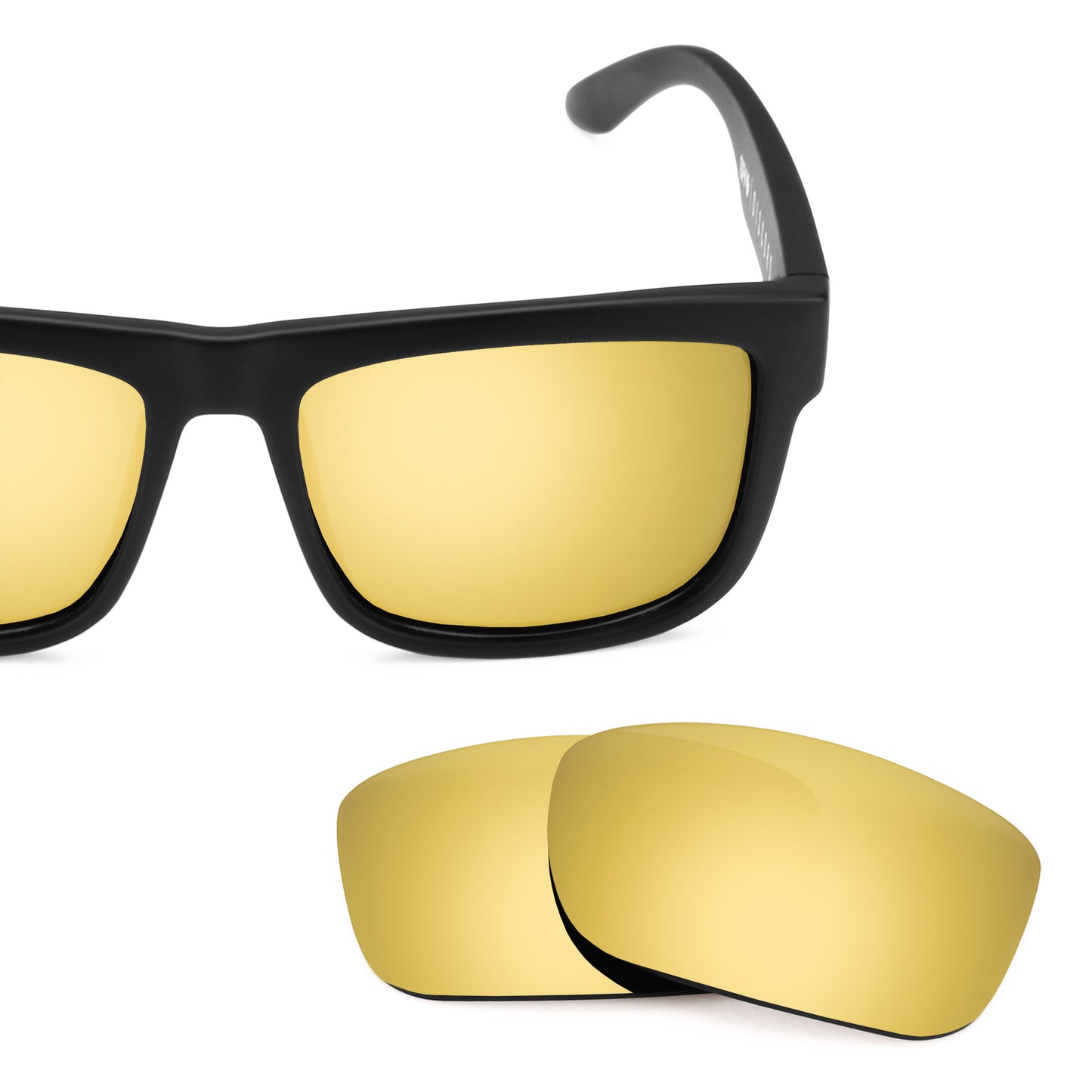 Revant replacement lenses for Spy Optic Discord Elite Polarized Flare Gold