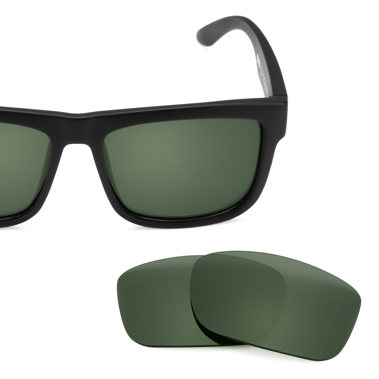 Revant replacement lenses for Spy Optic Discord Polarized Gray Green