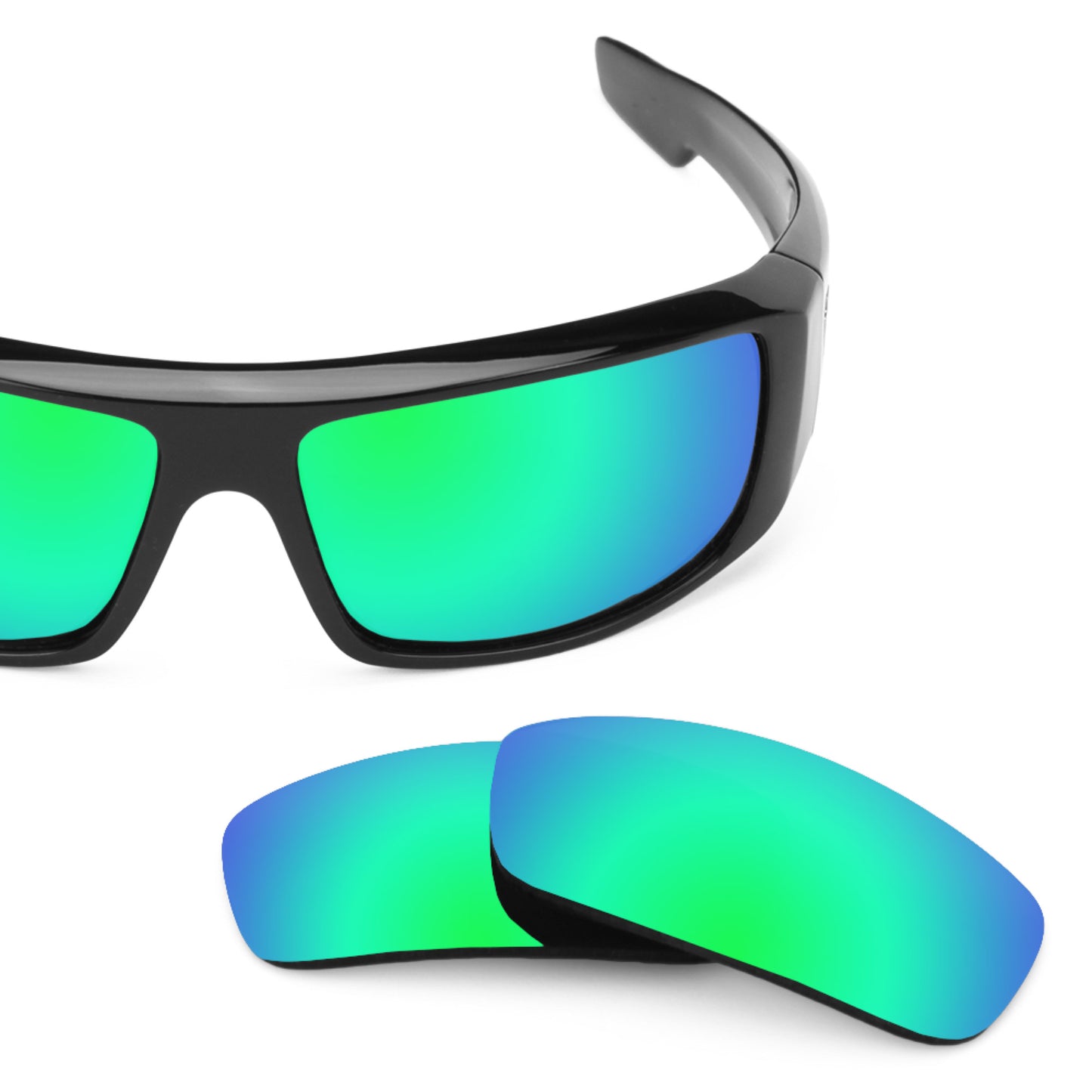 Revant replacement lenses for Spy Optic Logan Elite Polarized Emerald Green