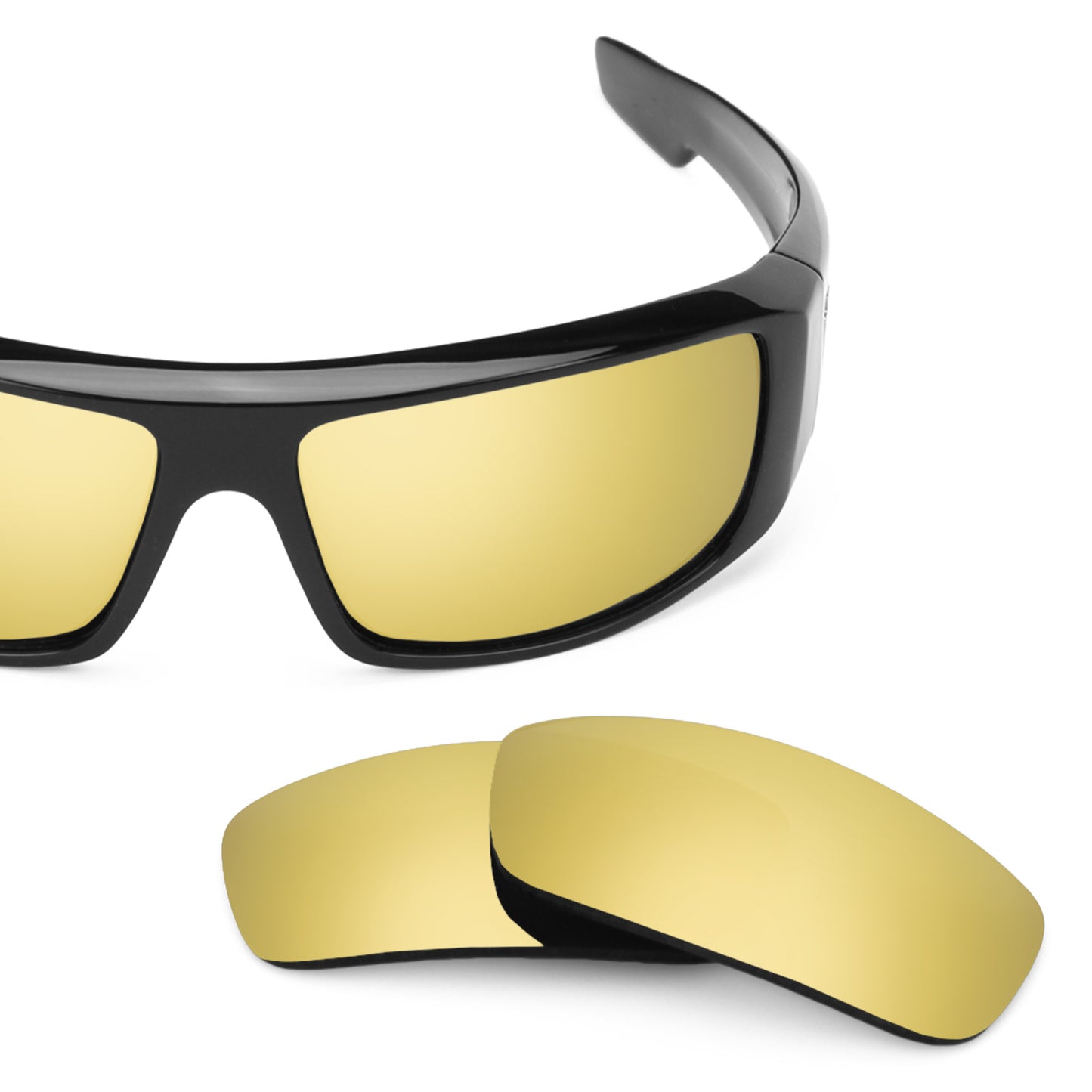 Revant replacement lenses for Spy Optic Logan Non-Polarized Flare Gold