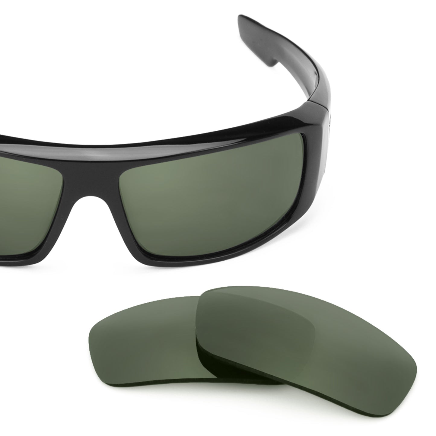 Revant replacement lenses for Spy Optic Logan Polarized Gray Green