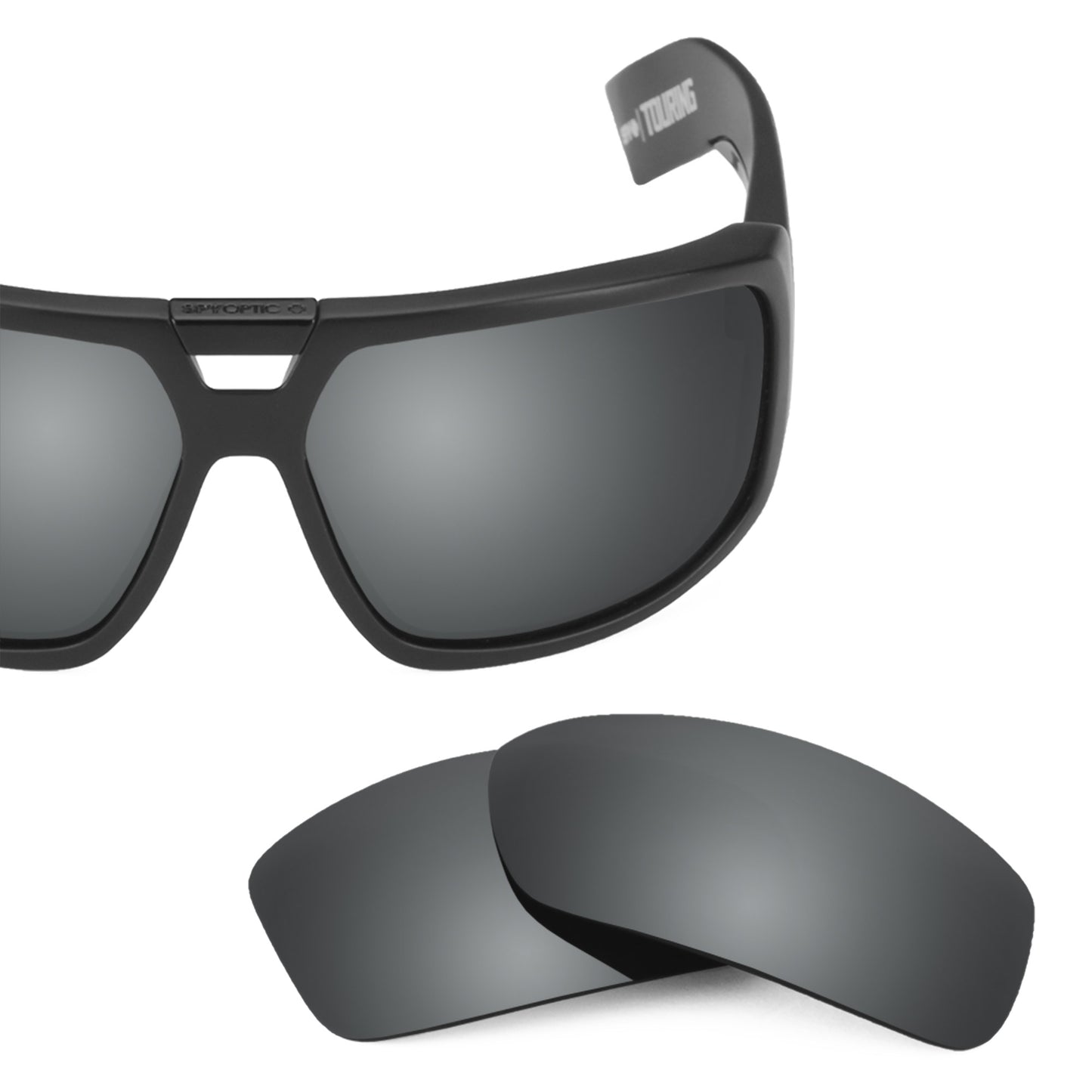 Revant replacement lenses for Spy Optic Touring Polarized Black Chrome