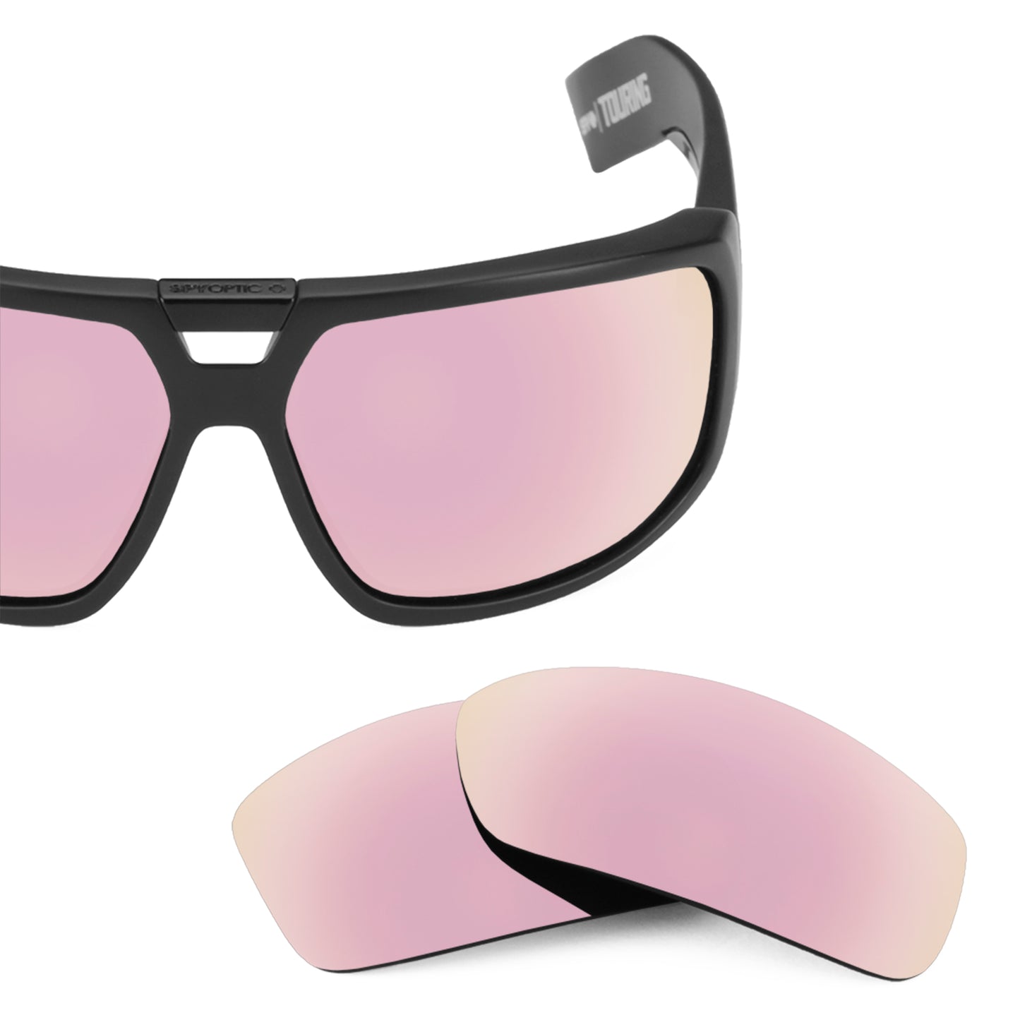 Revant replacement lenses for Spy Optic Touring Non-Polarized Rose Gold