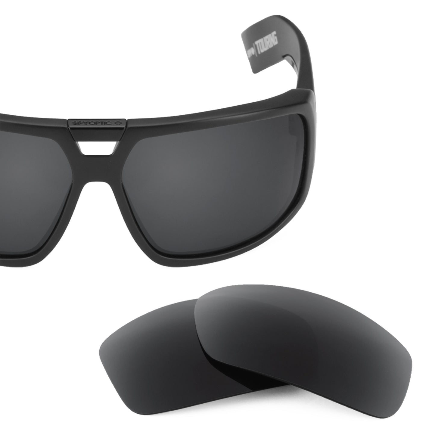 Revant replacement lenses for Spy Optic Touring Polarized Stealth Black