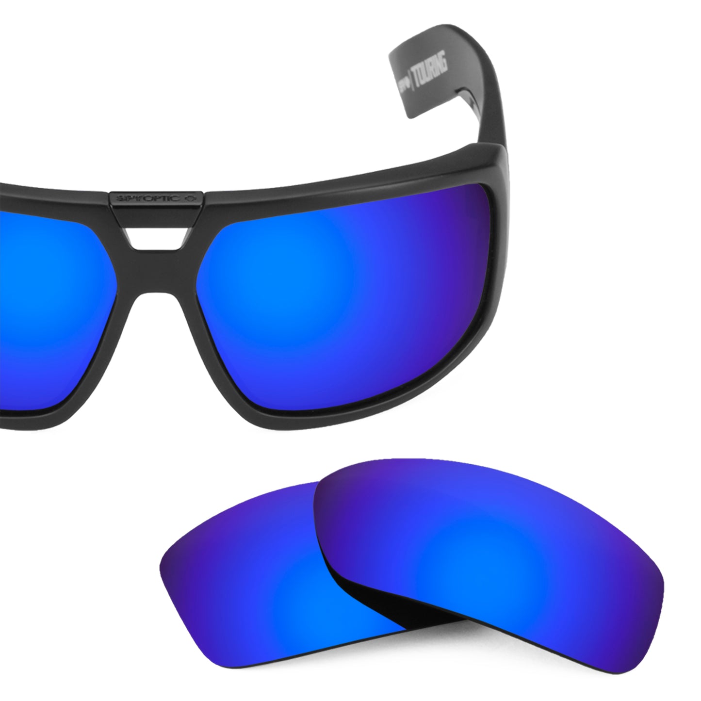 Revant replacement lenses for Spy Optic Touring Non-Polarized Tidal Blue