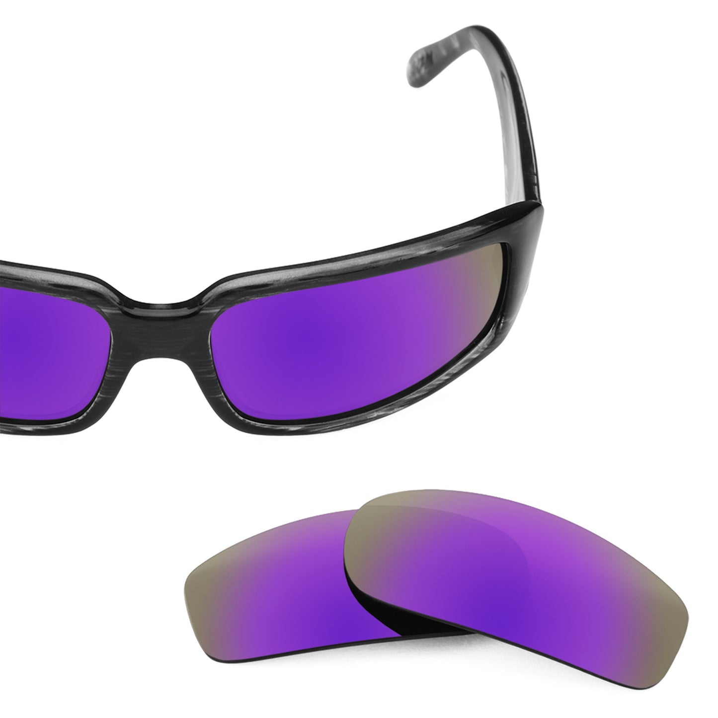 Revant replacement lenses for VonZipper Sham Elite Polarized Plasma Purple