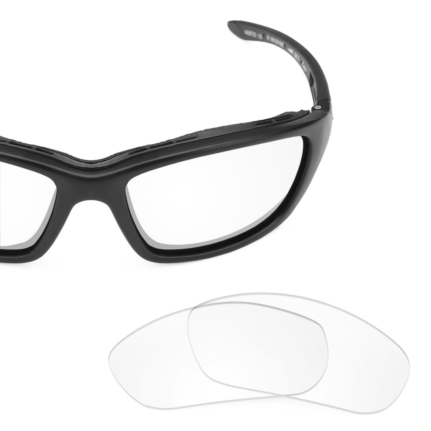 Revant replacement lenses for Wiley X Brick Non-Polarized Crystal Clear